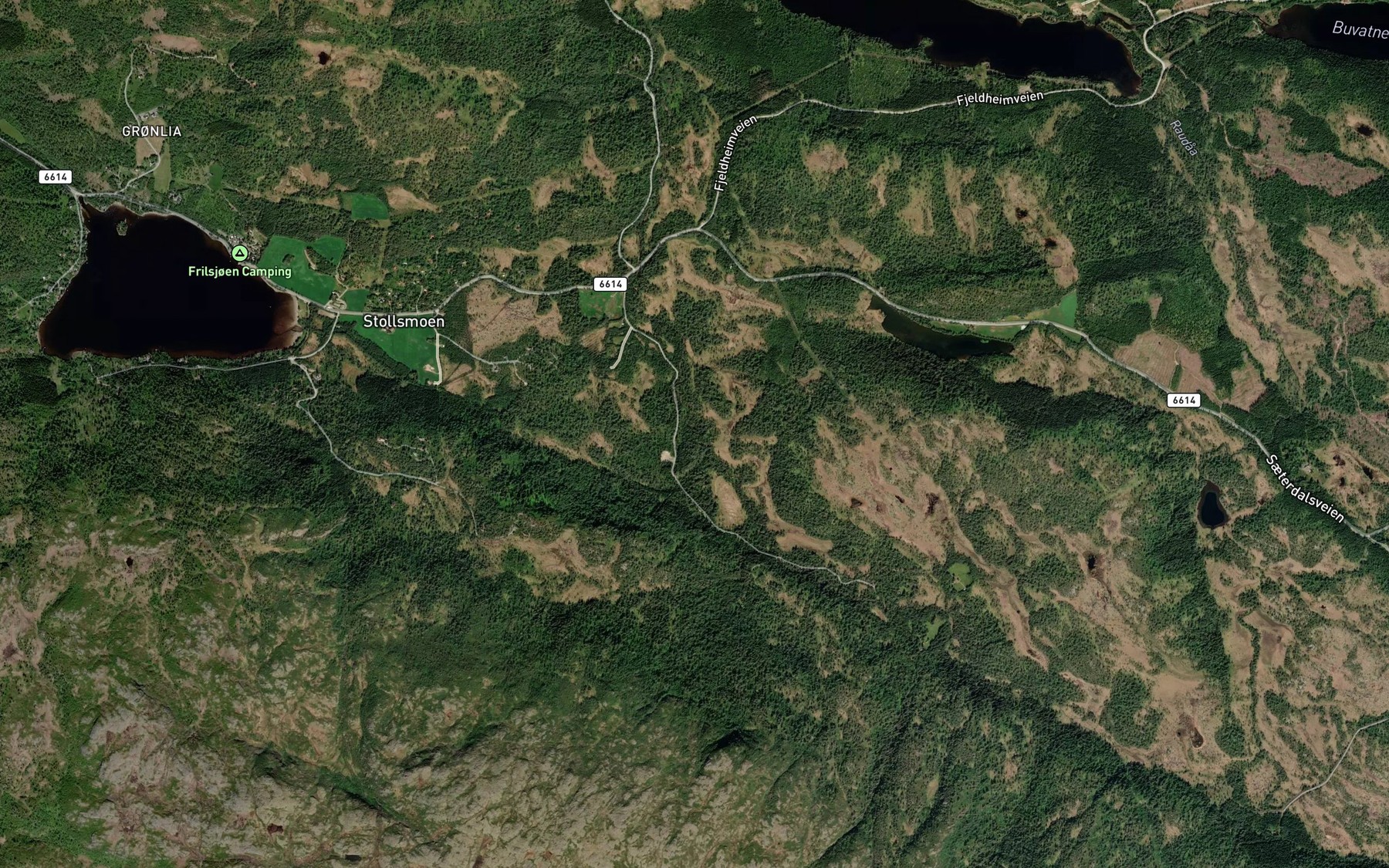 Satellite map of the Bogoslatta