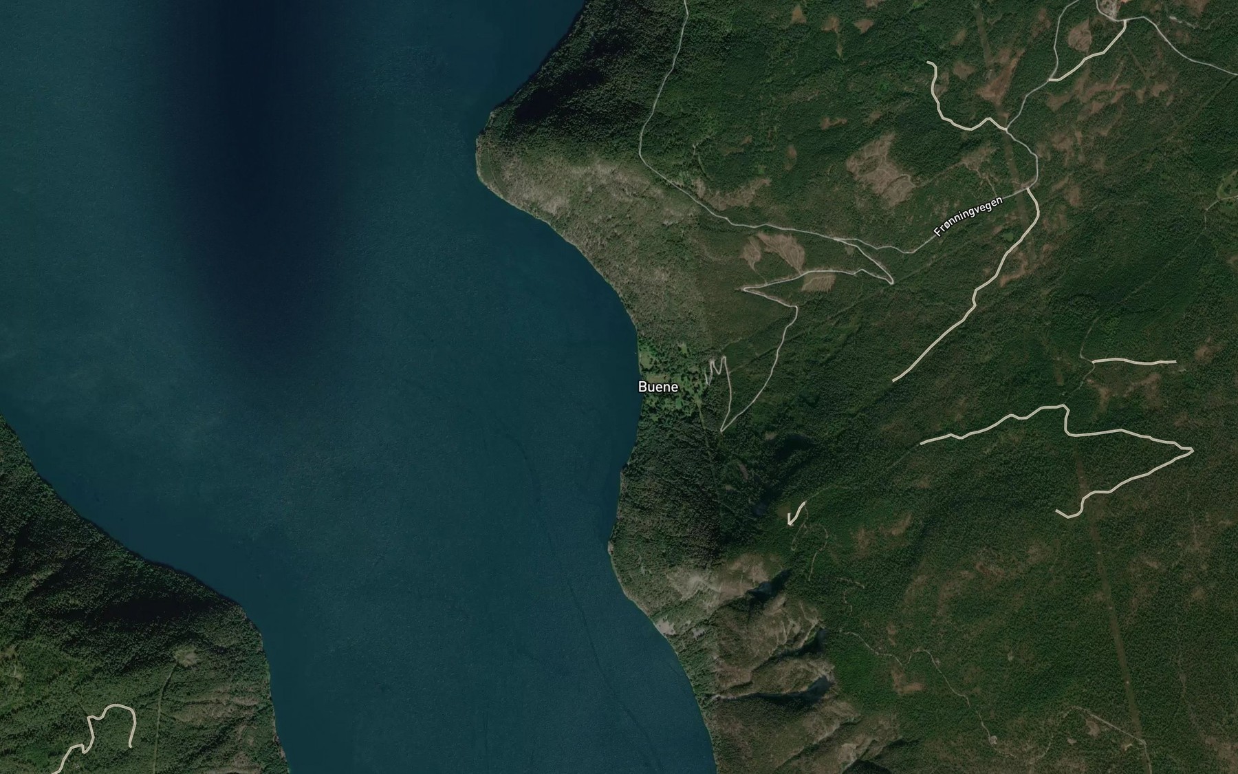 Satellite map of the Buabukti