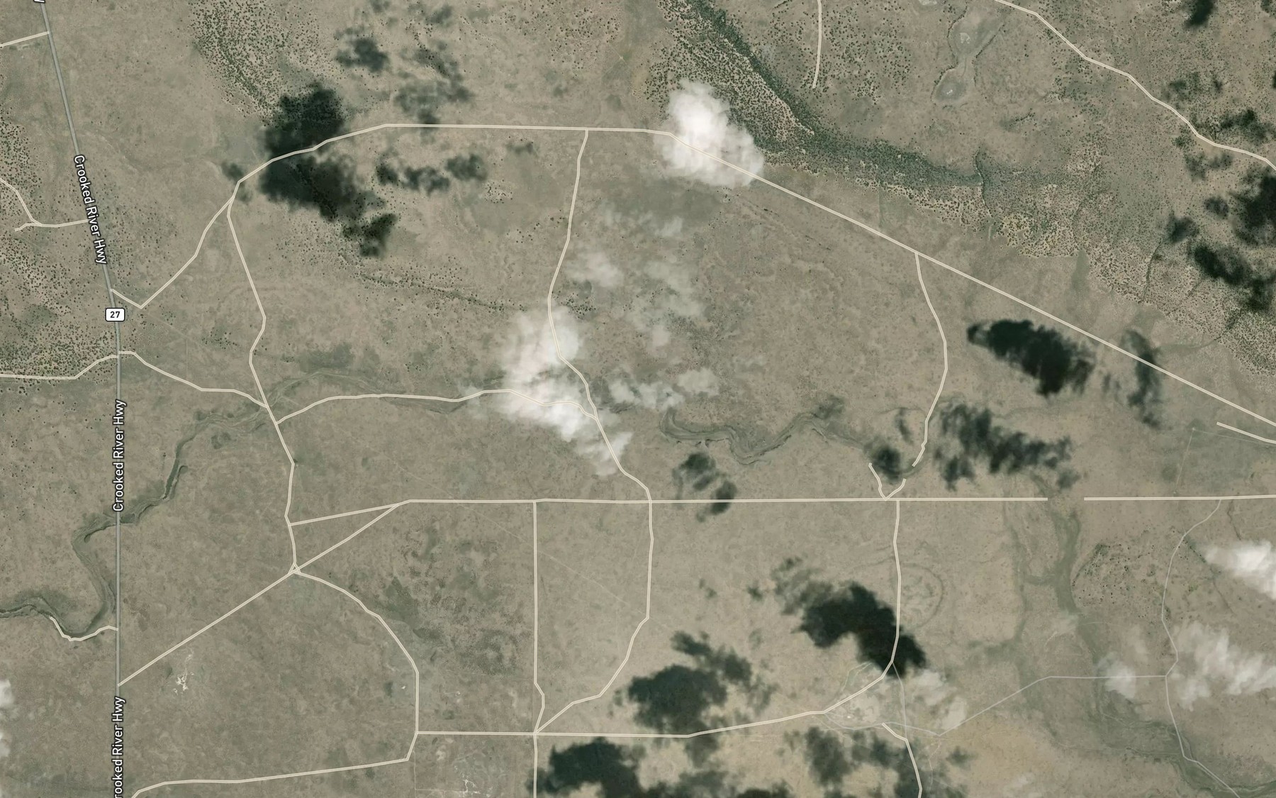 Satellite map of the Houston Reservoir Number One