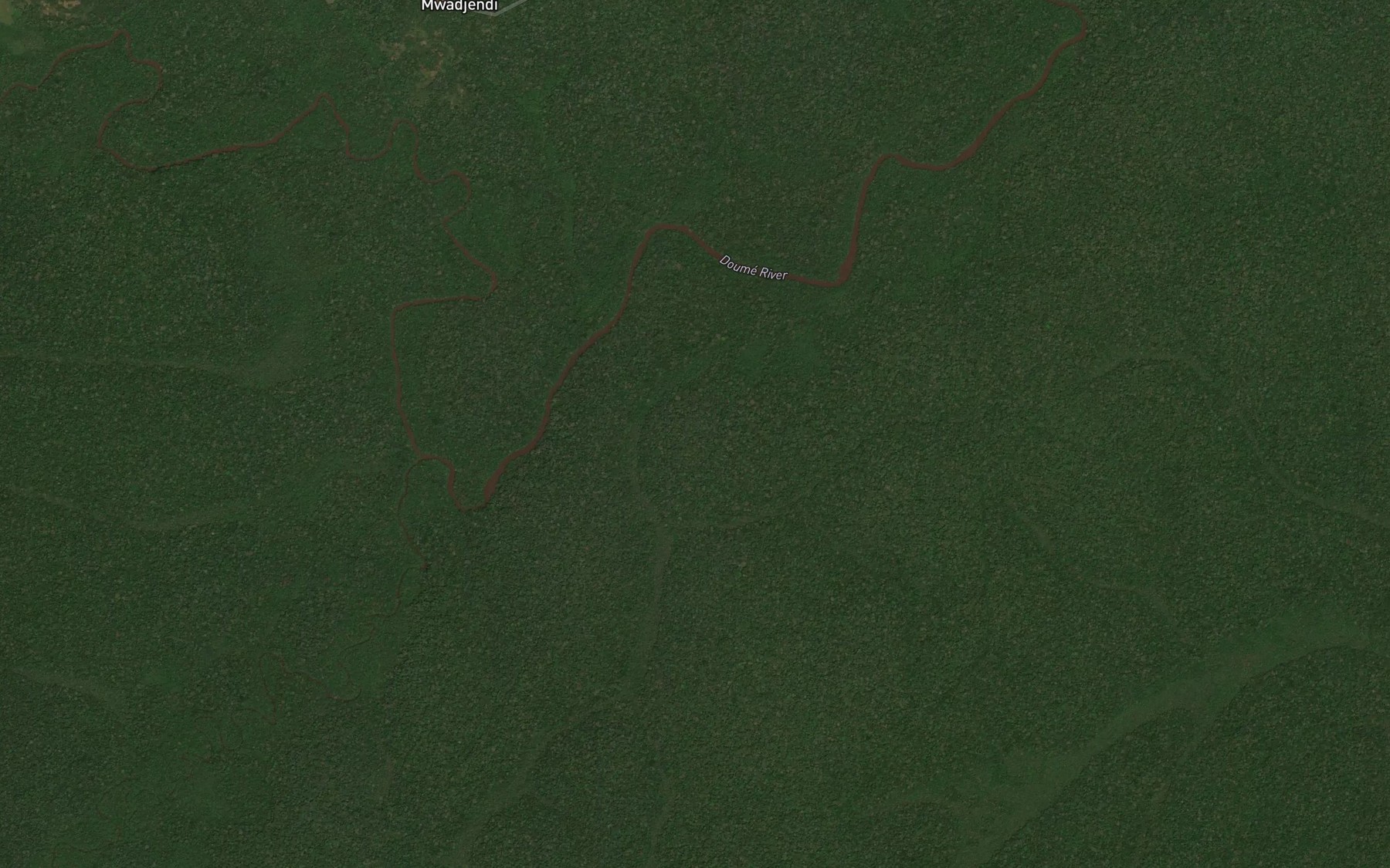 Satellite map of the Yamtimbi