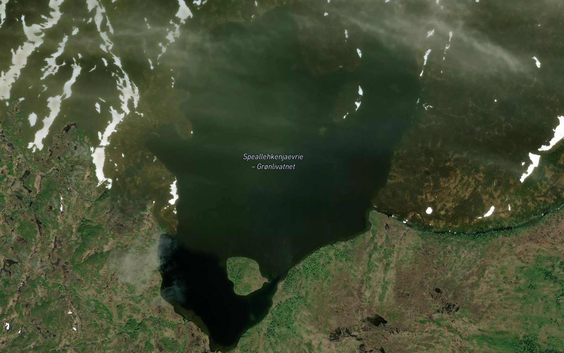 Satellite map of the Speallehkenjaevrie