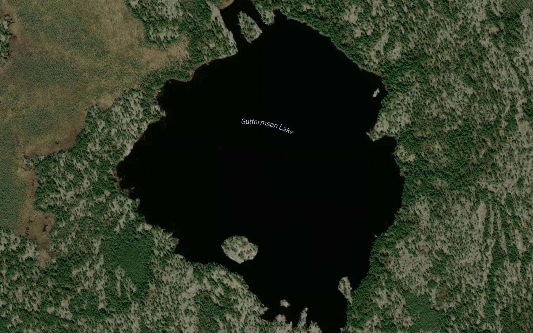 Satellite map of the Guttormson Lake