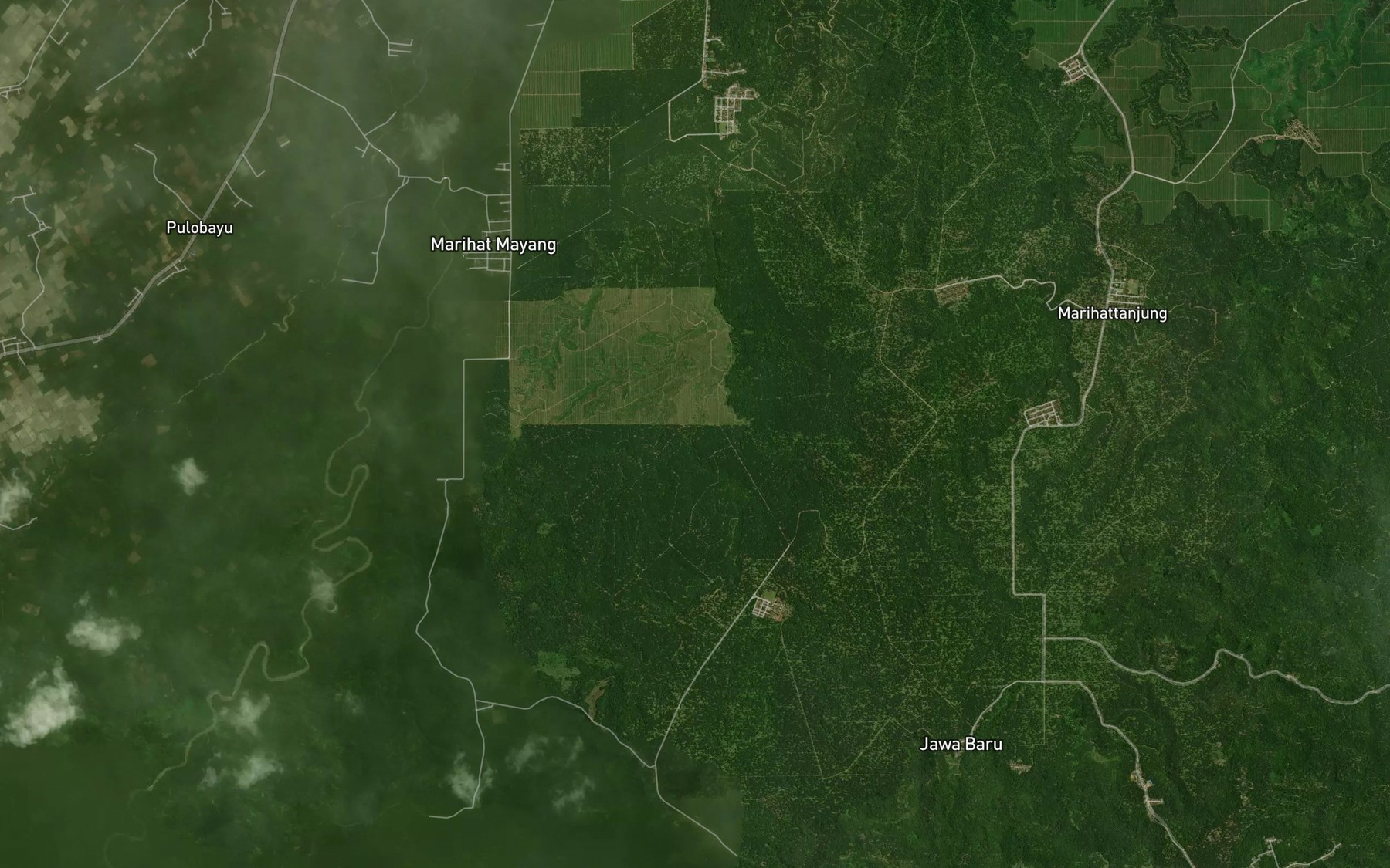 Satellite map of the Bah Goi