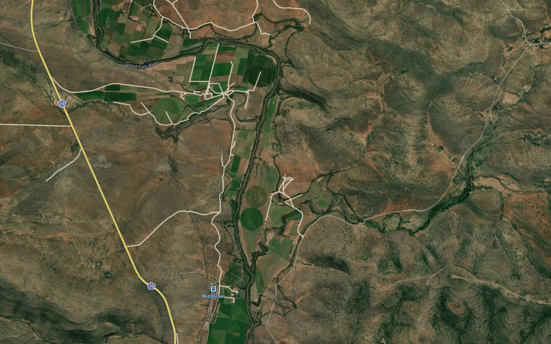 Satellite map of the Matjies