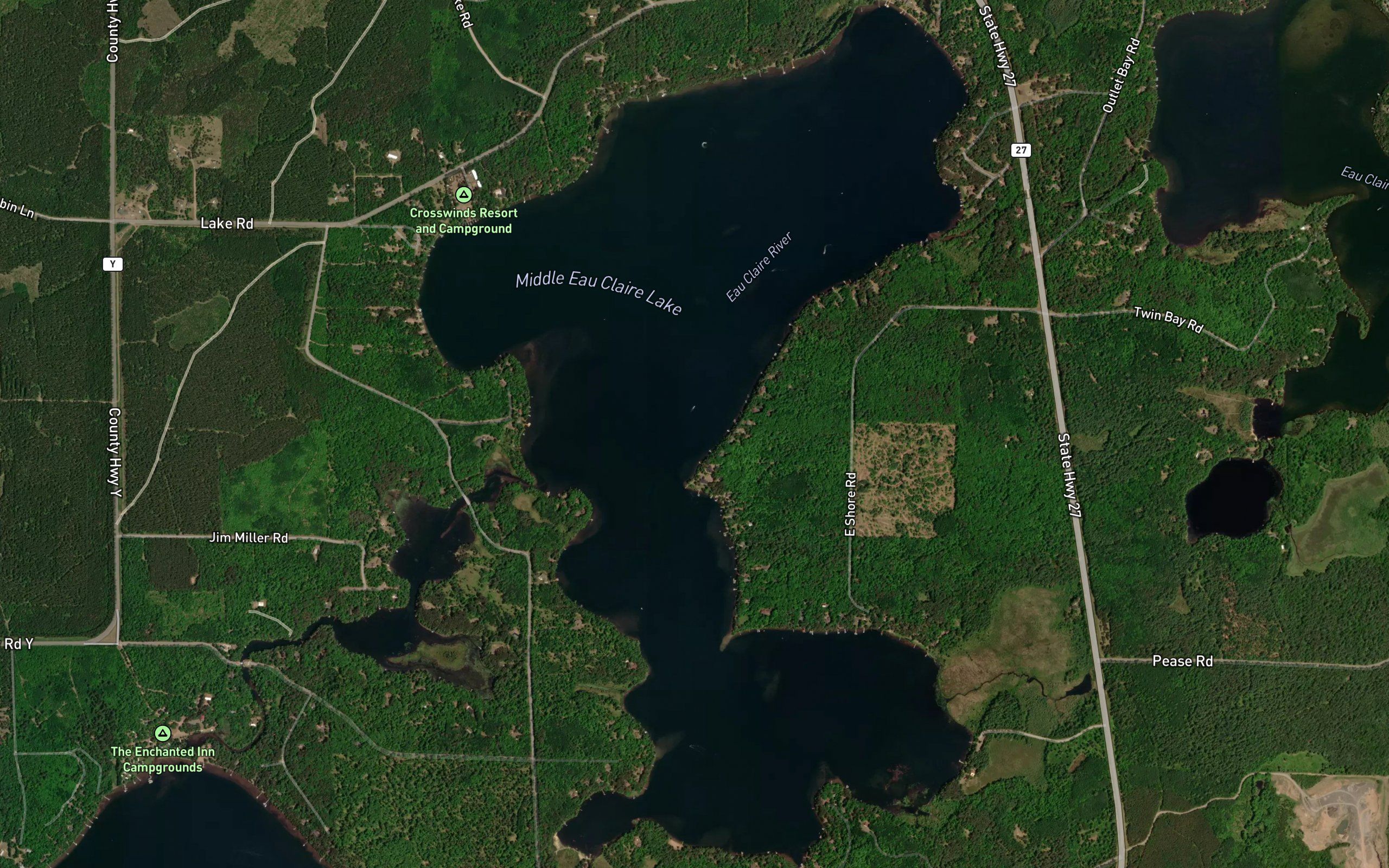 Middle Eau Claire Lake