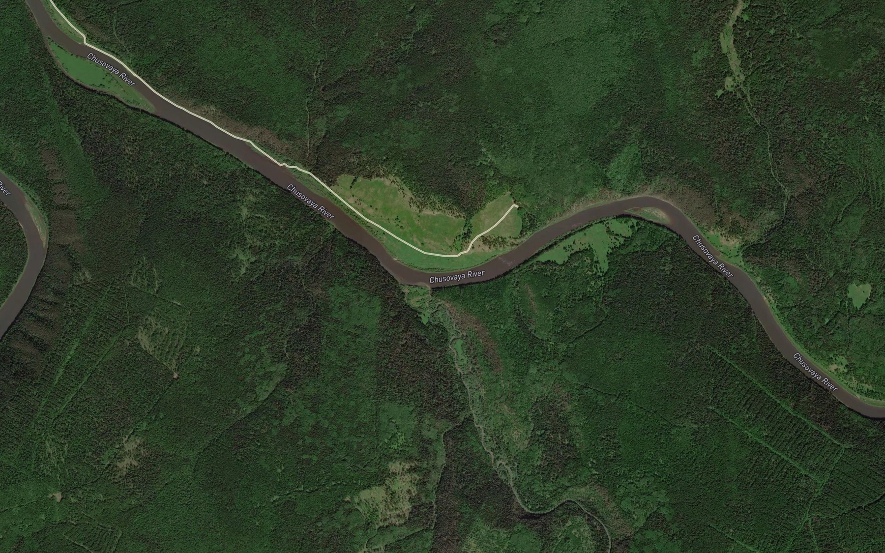 Satellite map of the Chizma
