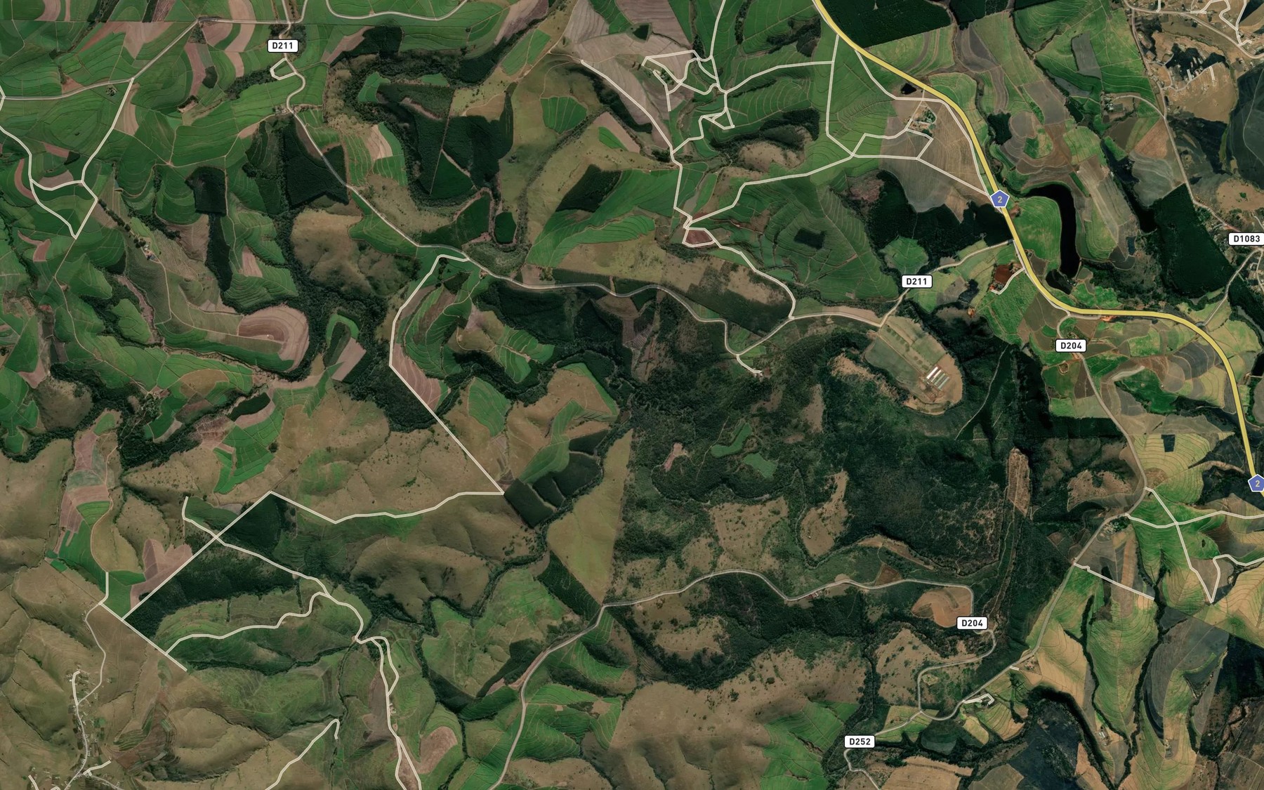 Satellite map of the Malashane