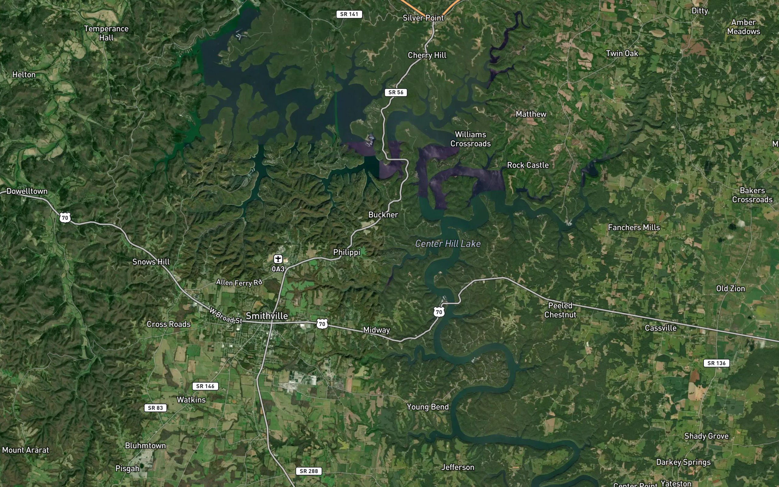 Center Hill Lake