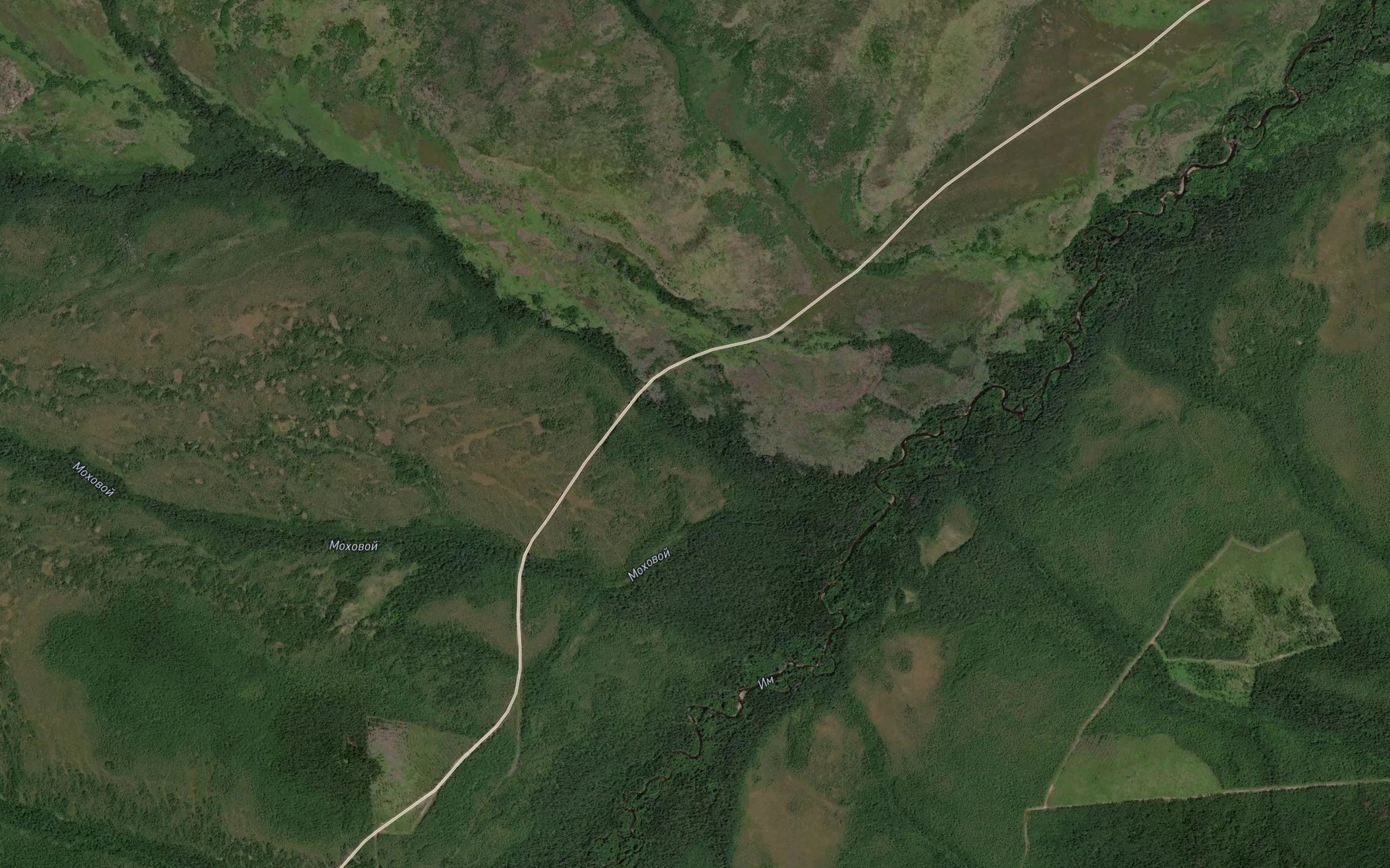 Satellite map of the Mokhovoy