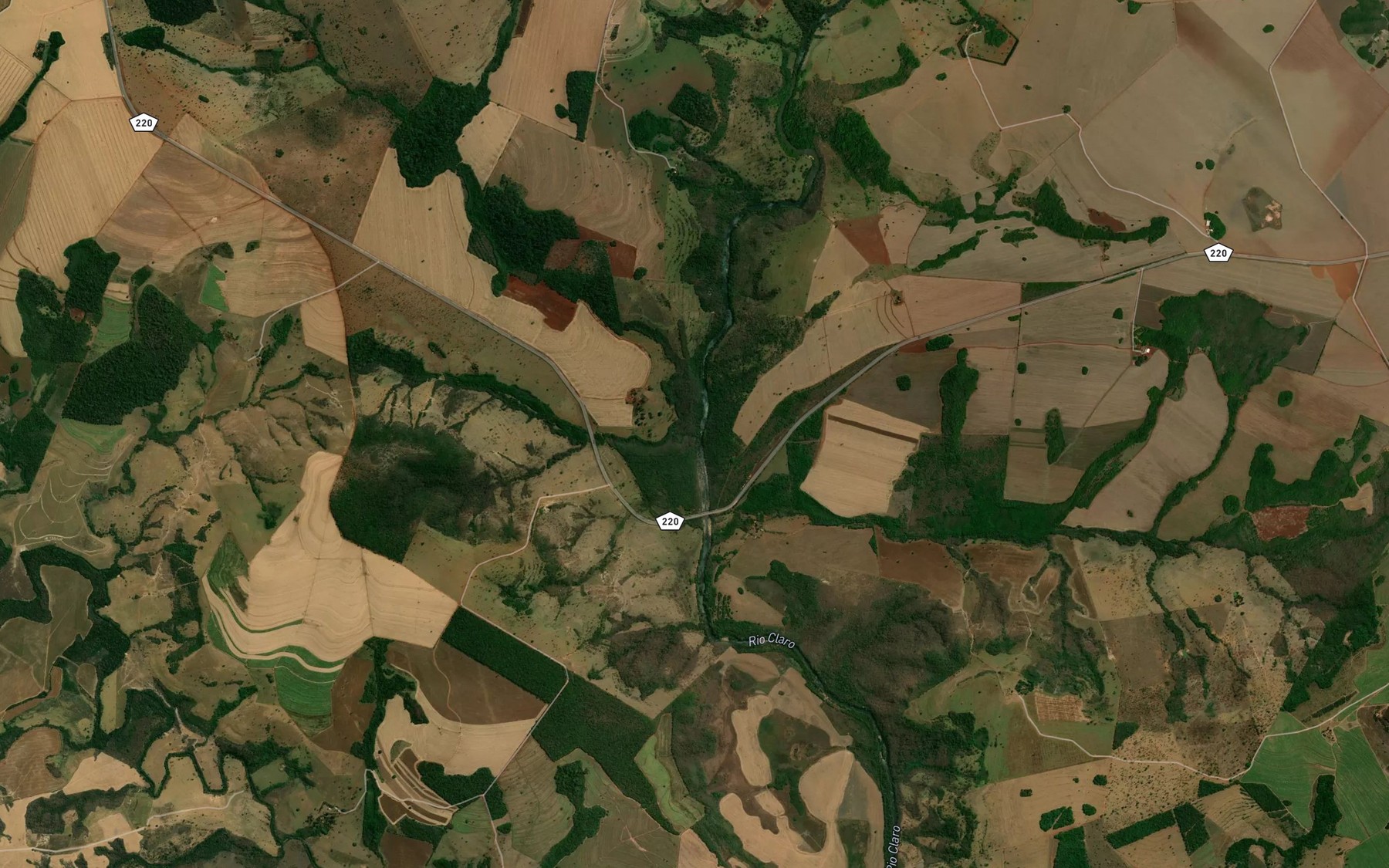 Satellite map of the Corrego Moniolo