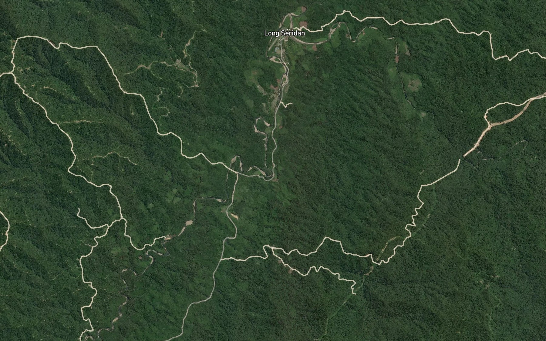 Satellite map of the Sungai Pelup