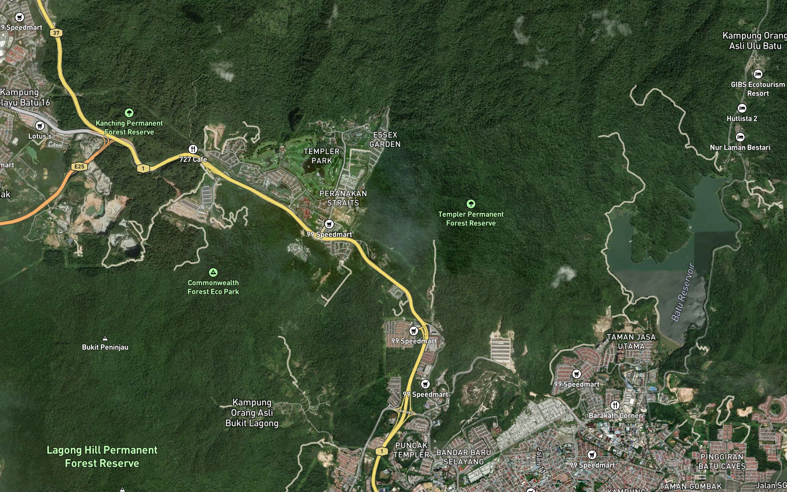 Templer Park Reservoir