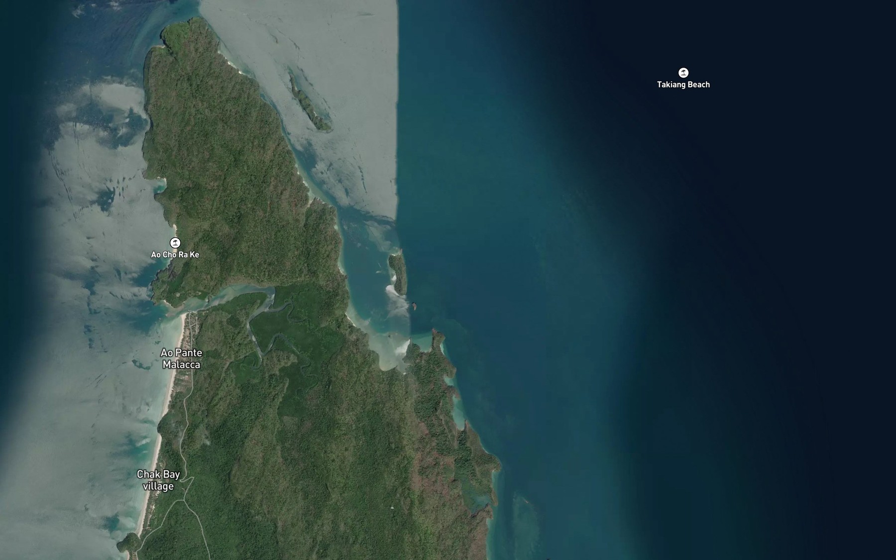Satellite map of the Ao Ruesi