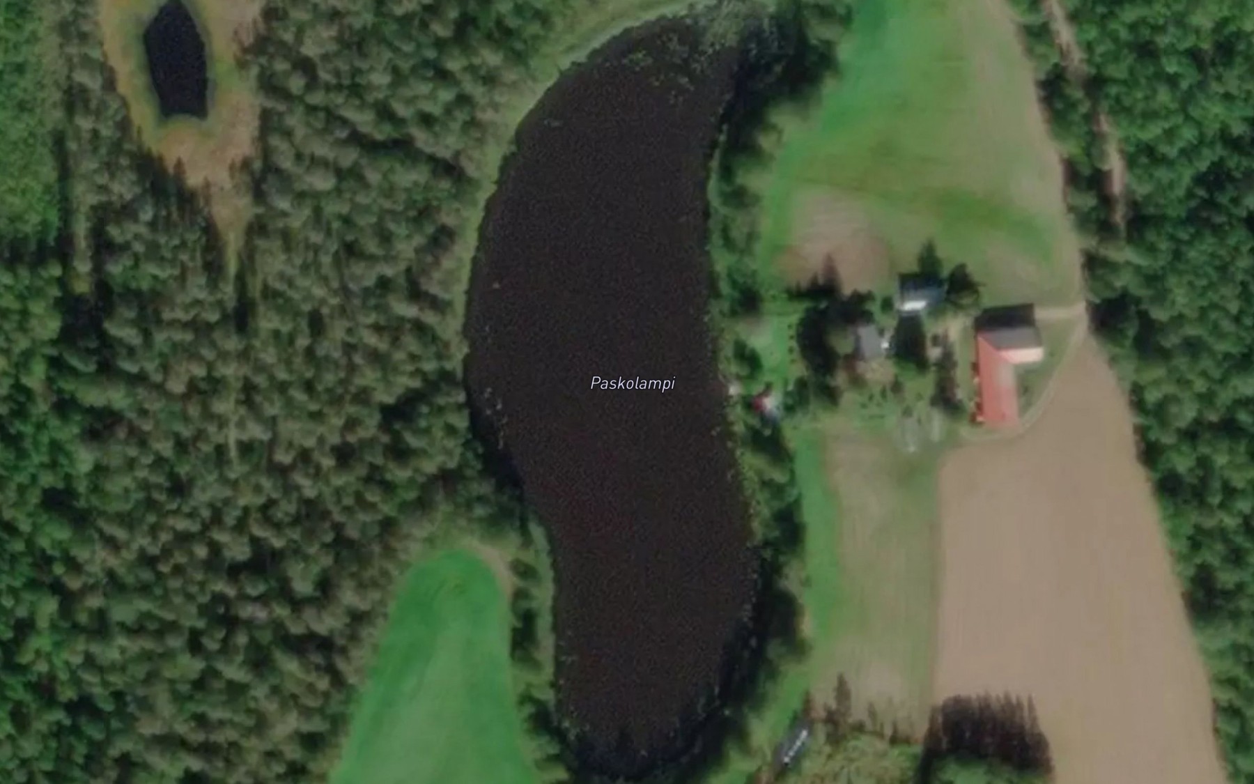 Satellite map of the Paskolampi
