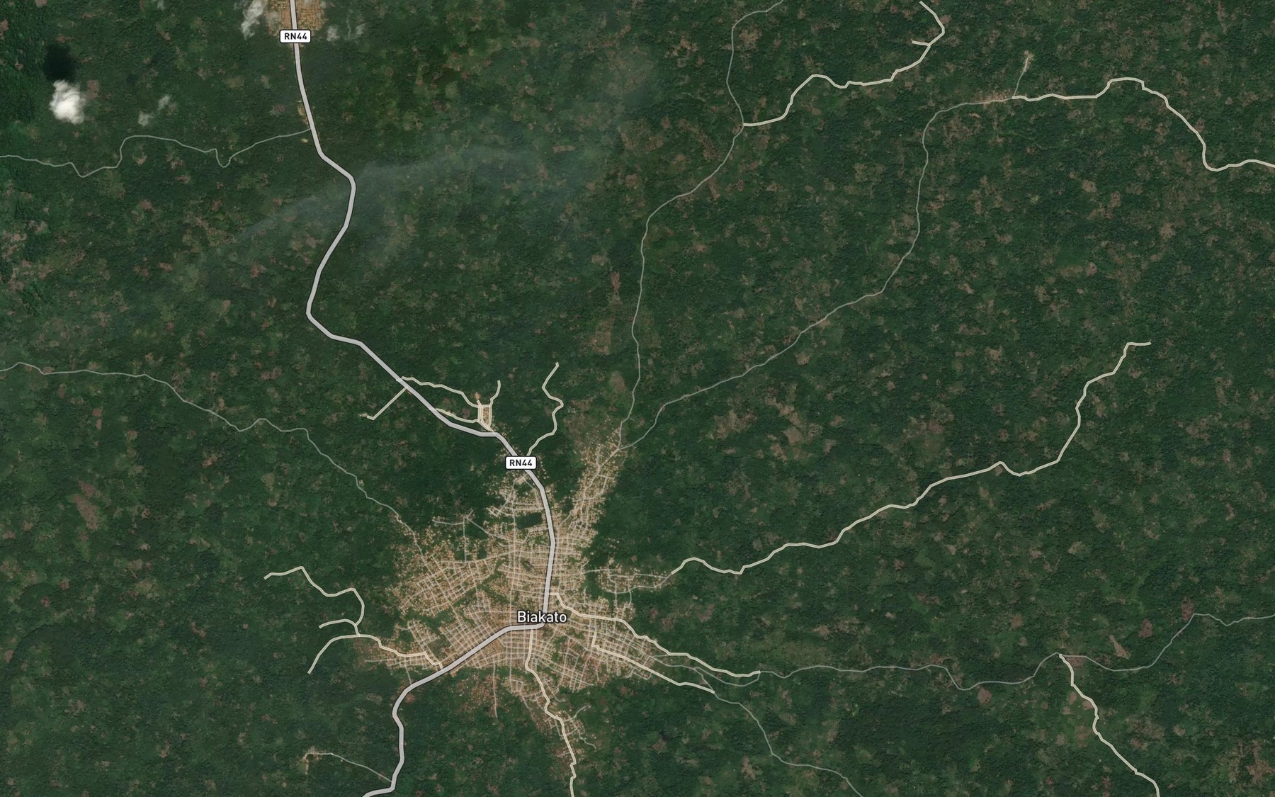Satellite map of the Lalia