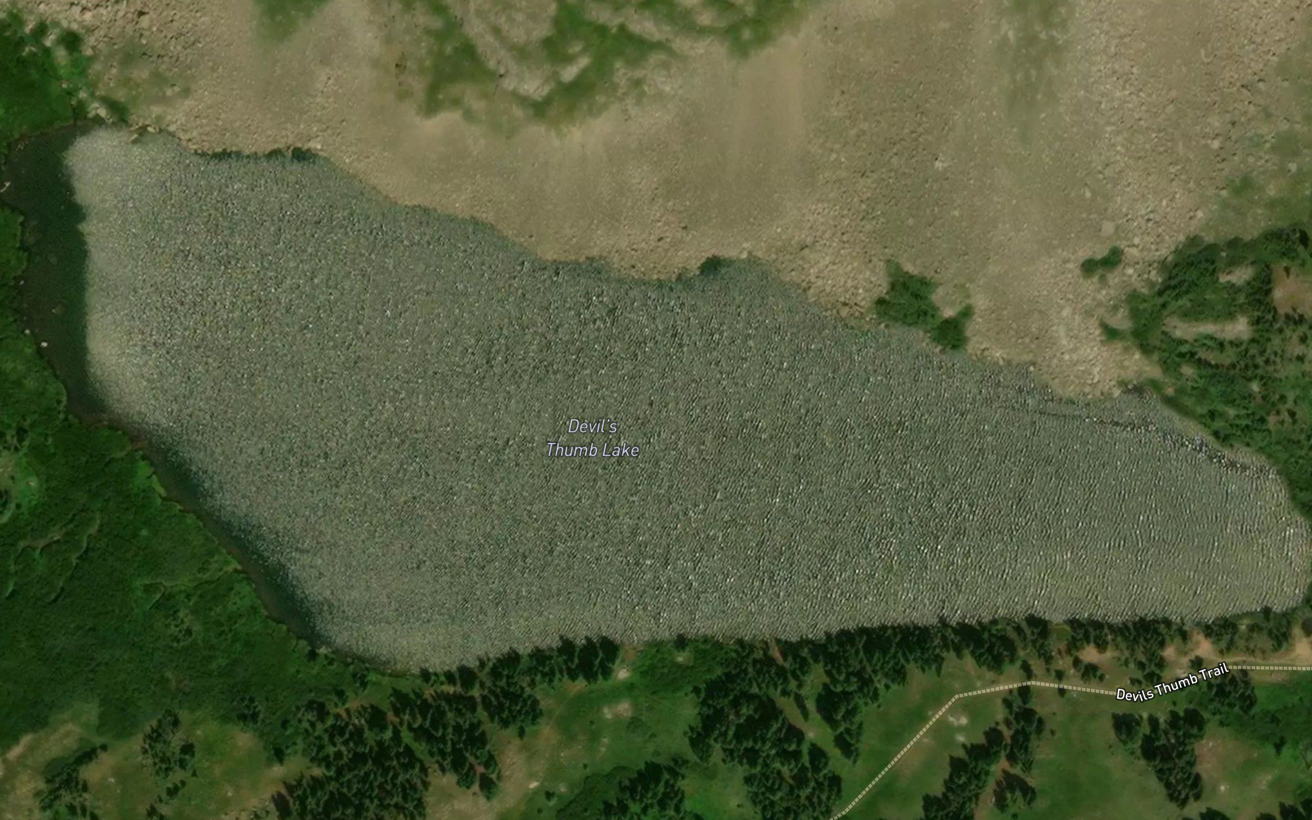 Devils Thumb Lake