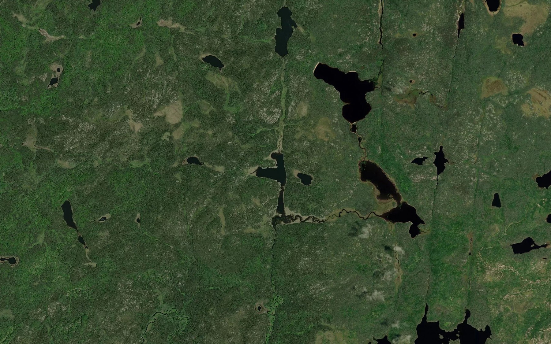 Satellite map of the Cull Lake