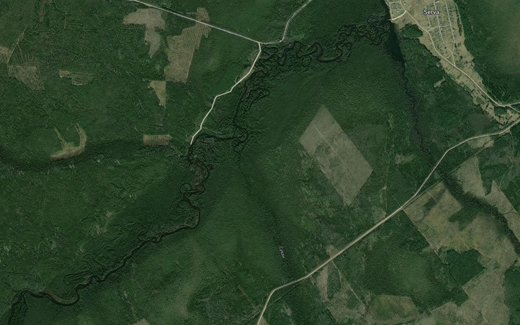 Satellite map of the Sukan