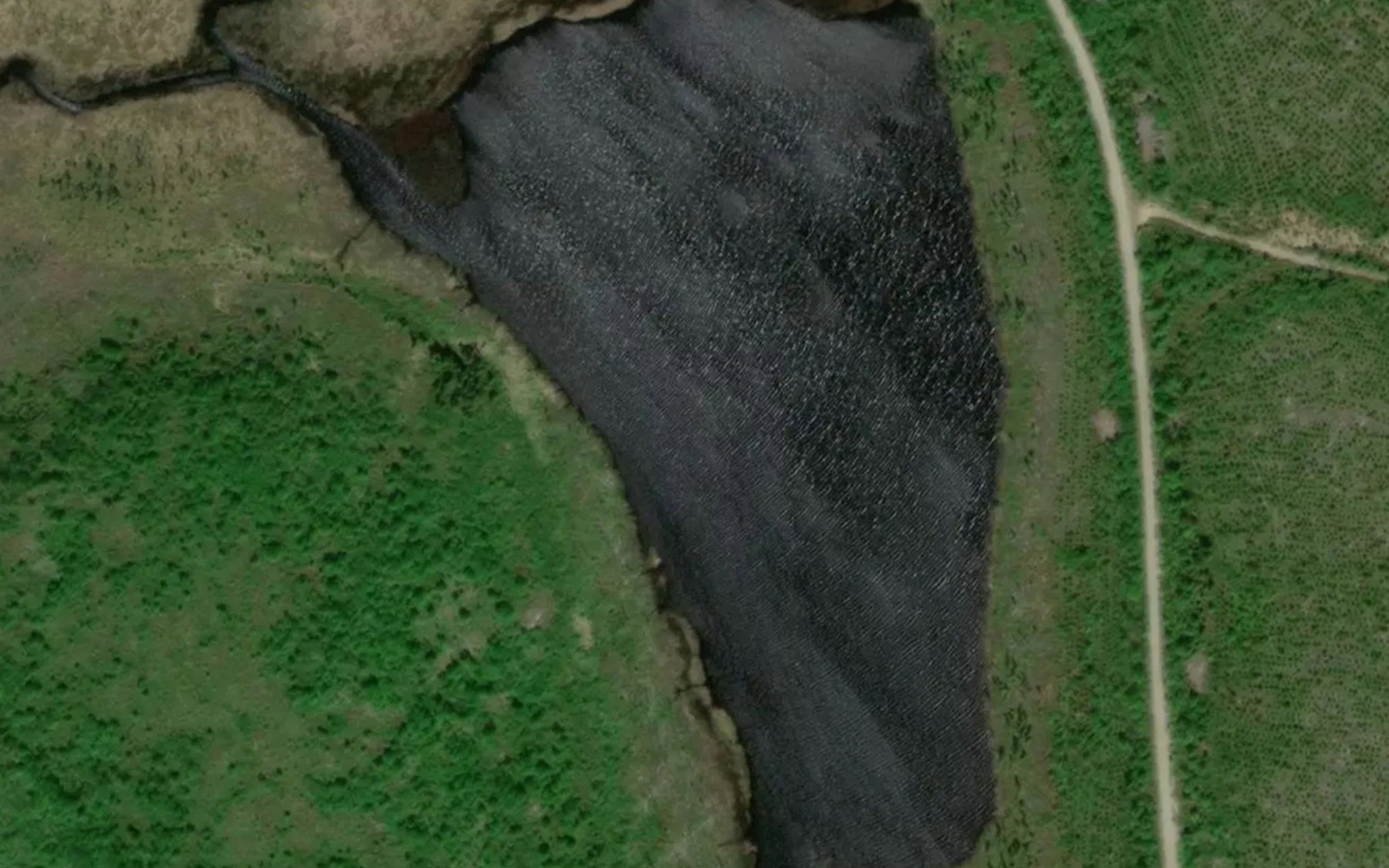 Satellite map of the Lac Mouais
