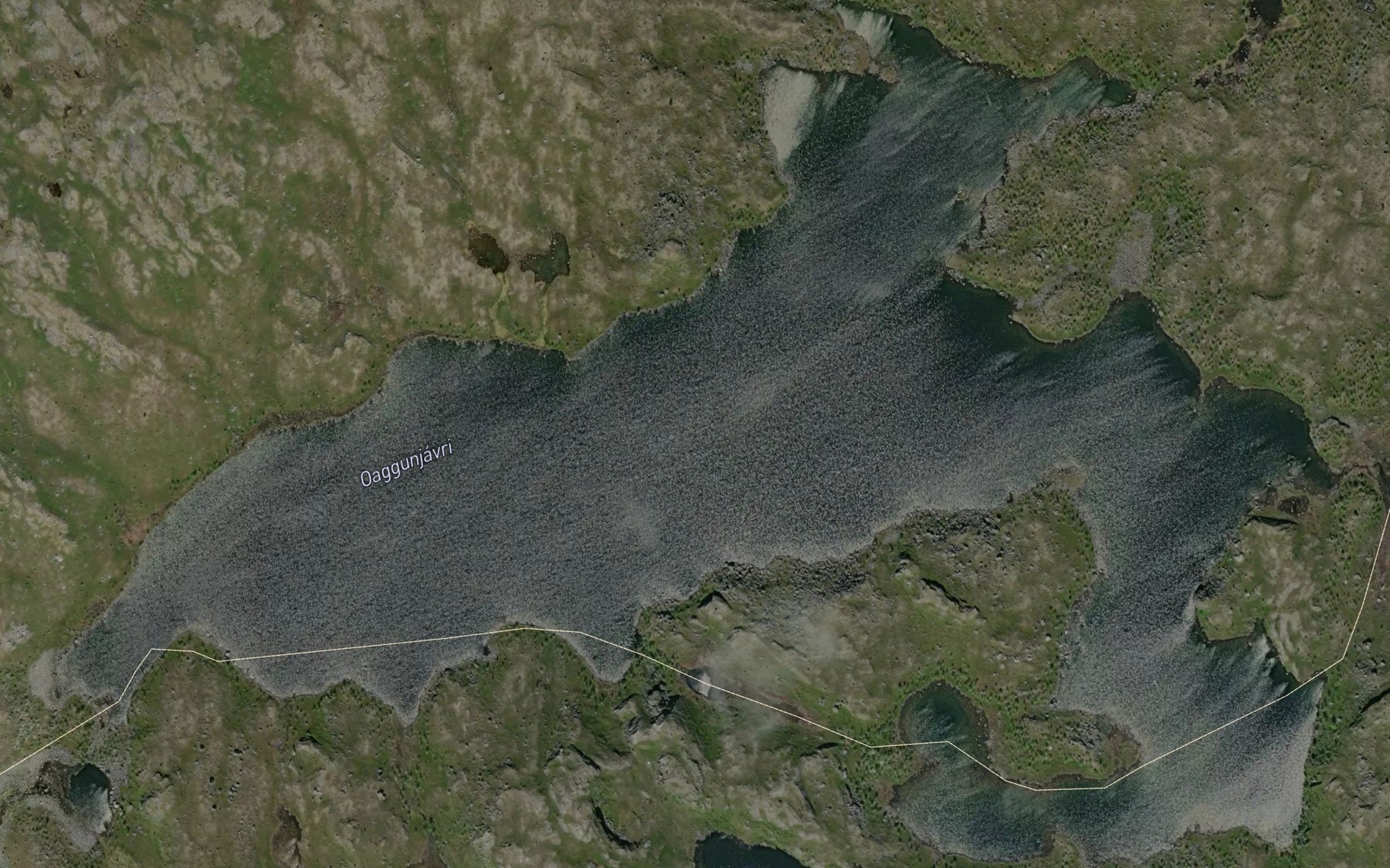 Satellite map of the Fiskvatnet