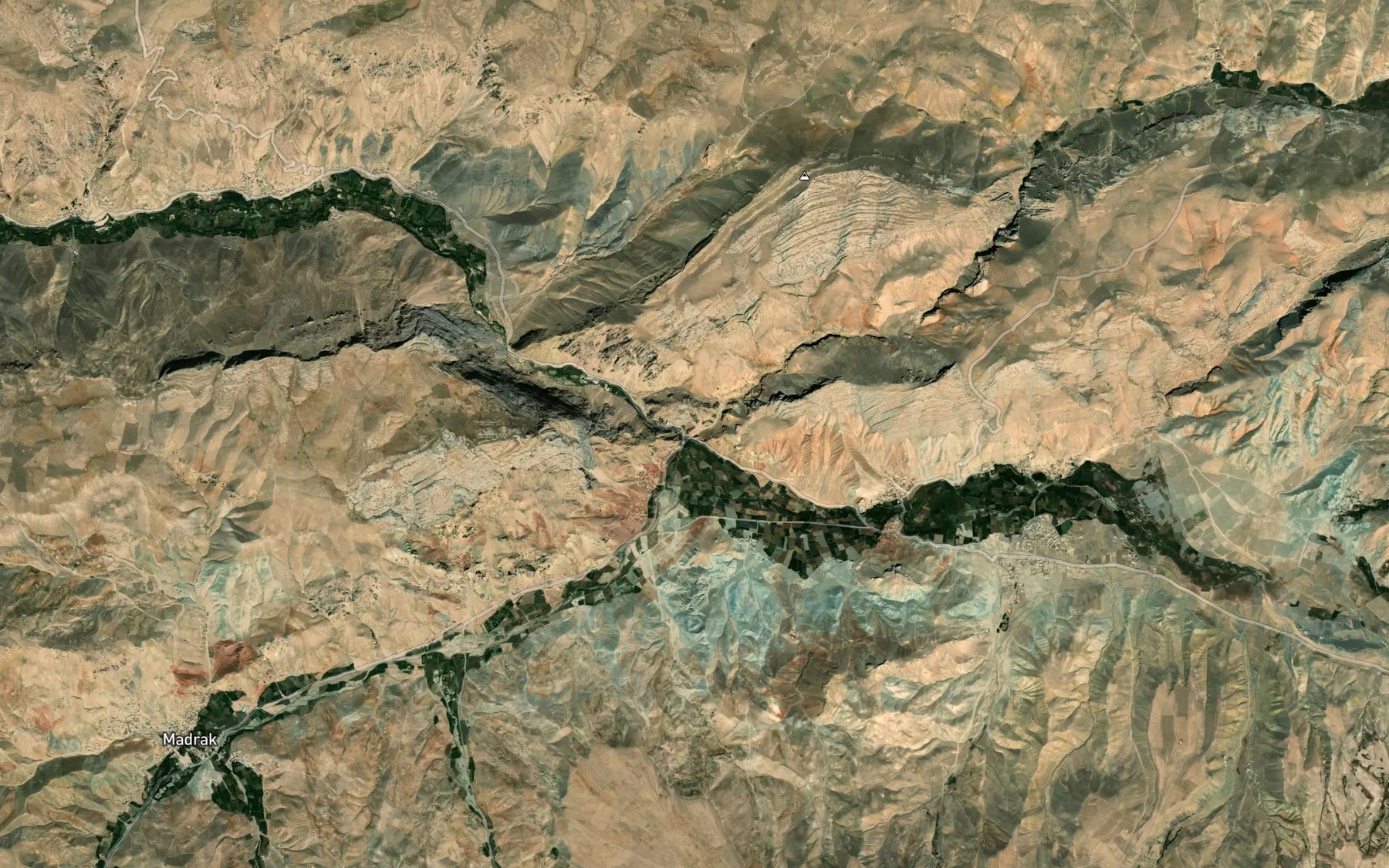 Satellite map of the Darah-ye Hazarbuzi