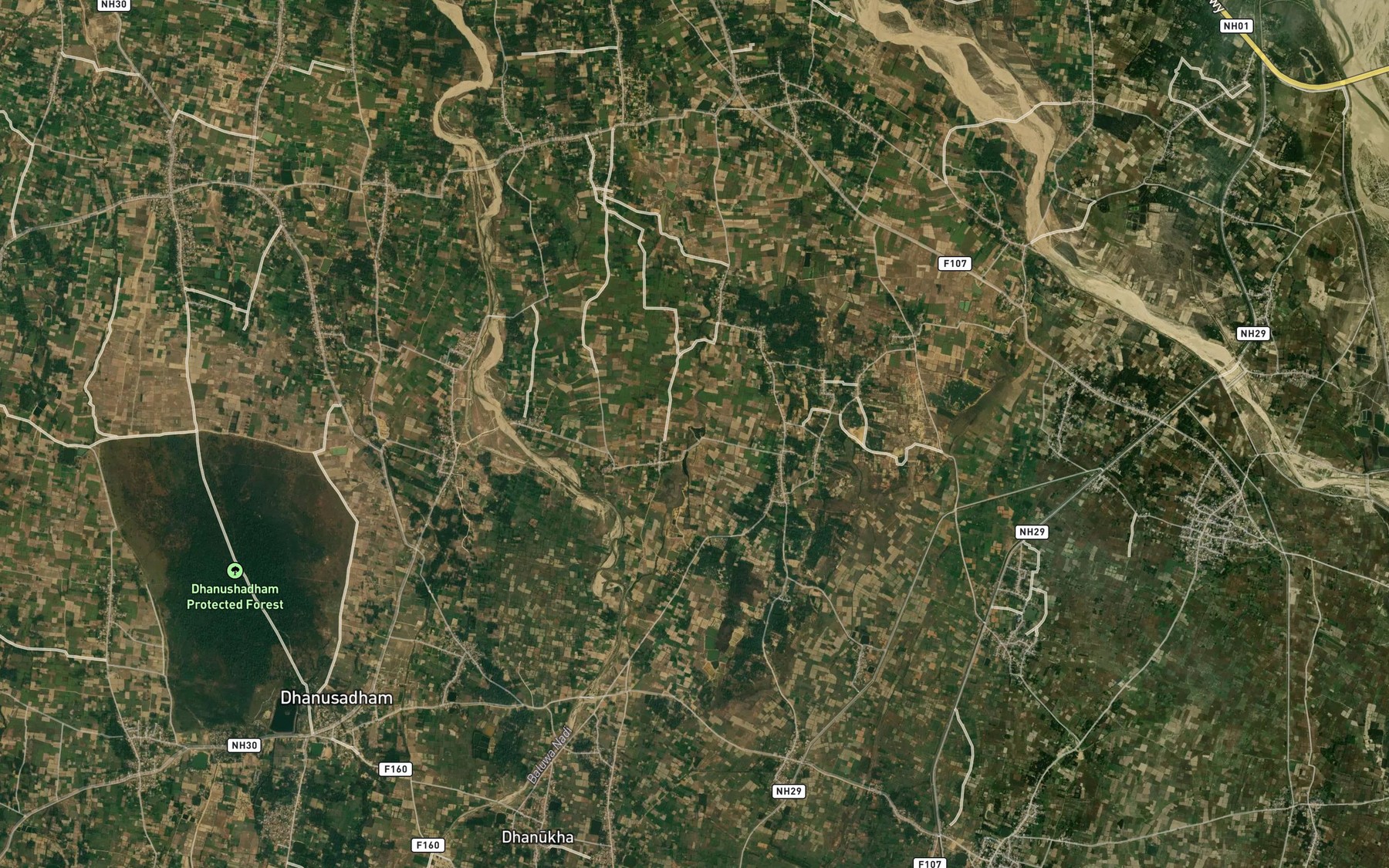 Satellite map of the Lohara Nadi