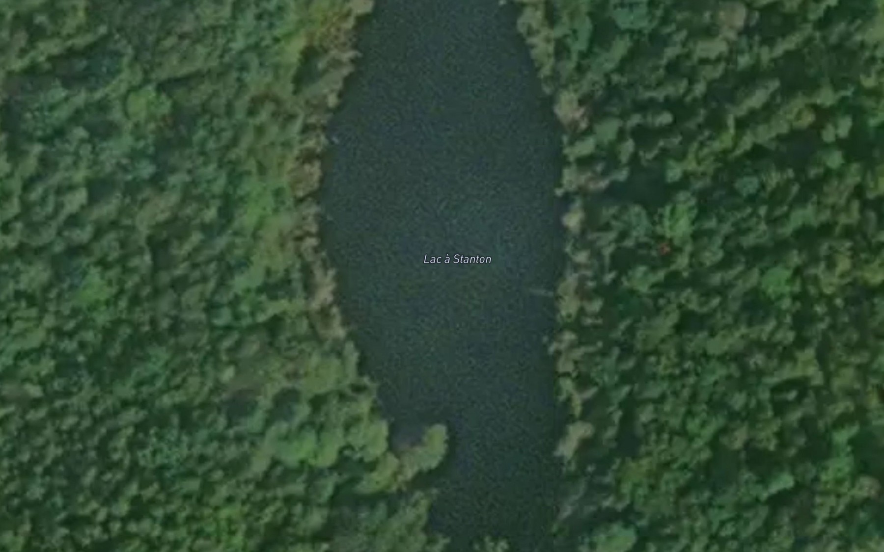 Satellite map of the Lac a Stanton