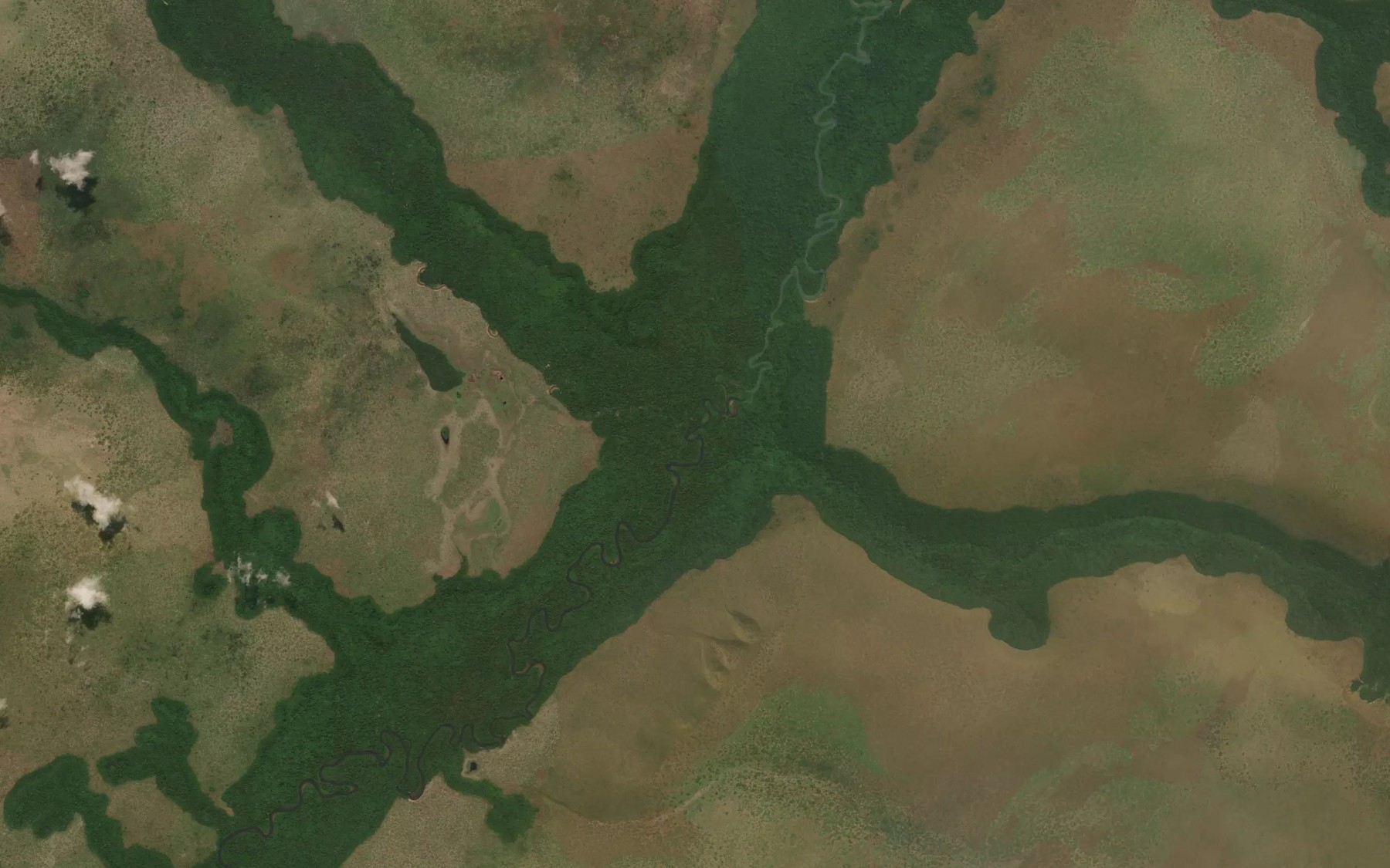 Satellite map of the Letan