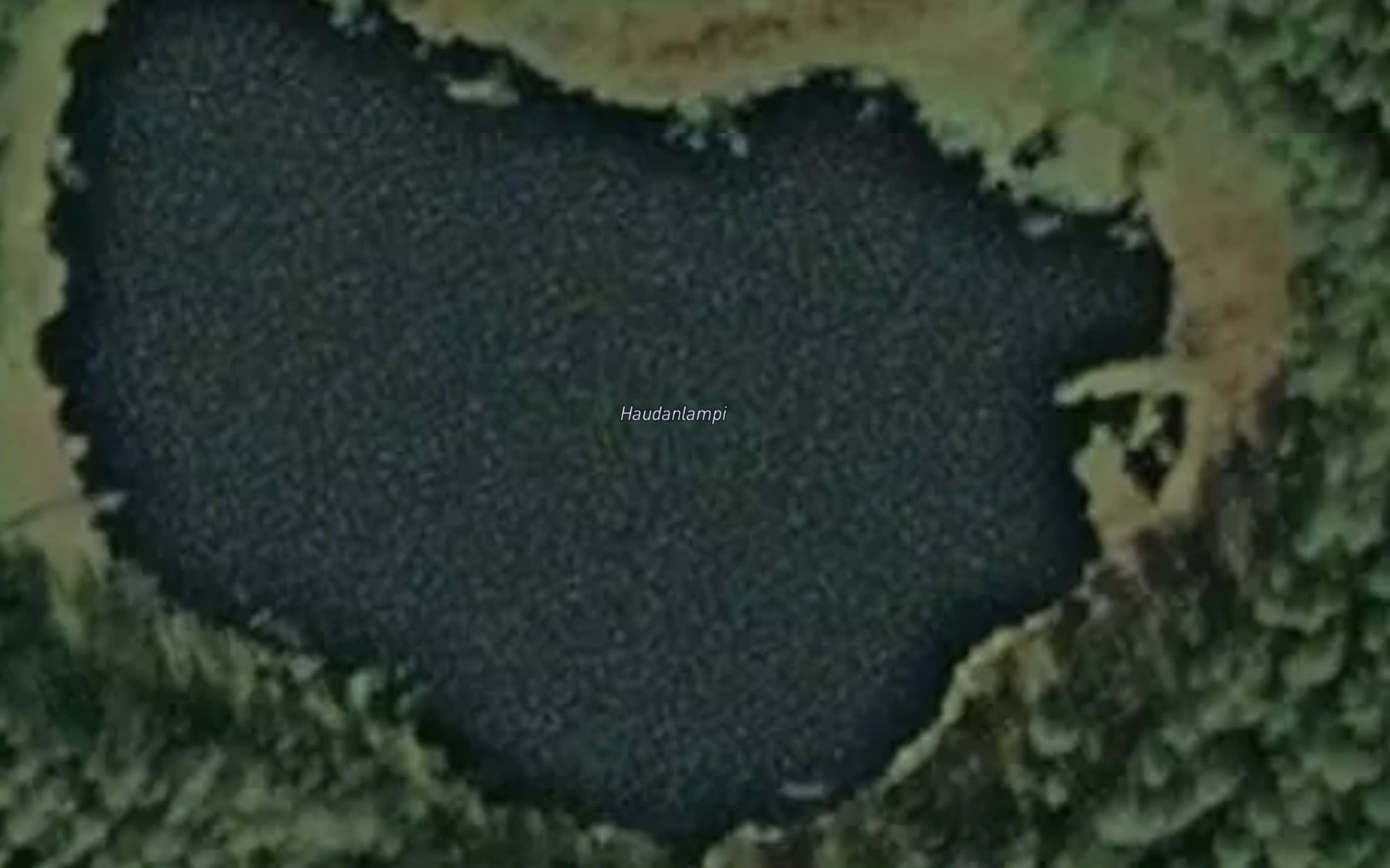 Satellite map of the Haudanlampi