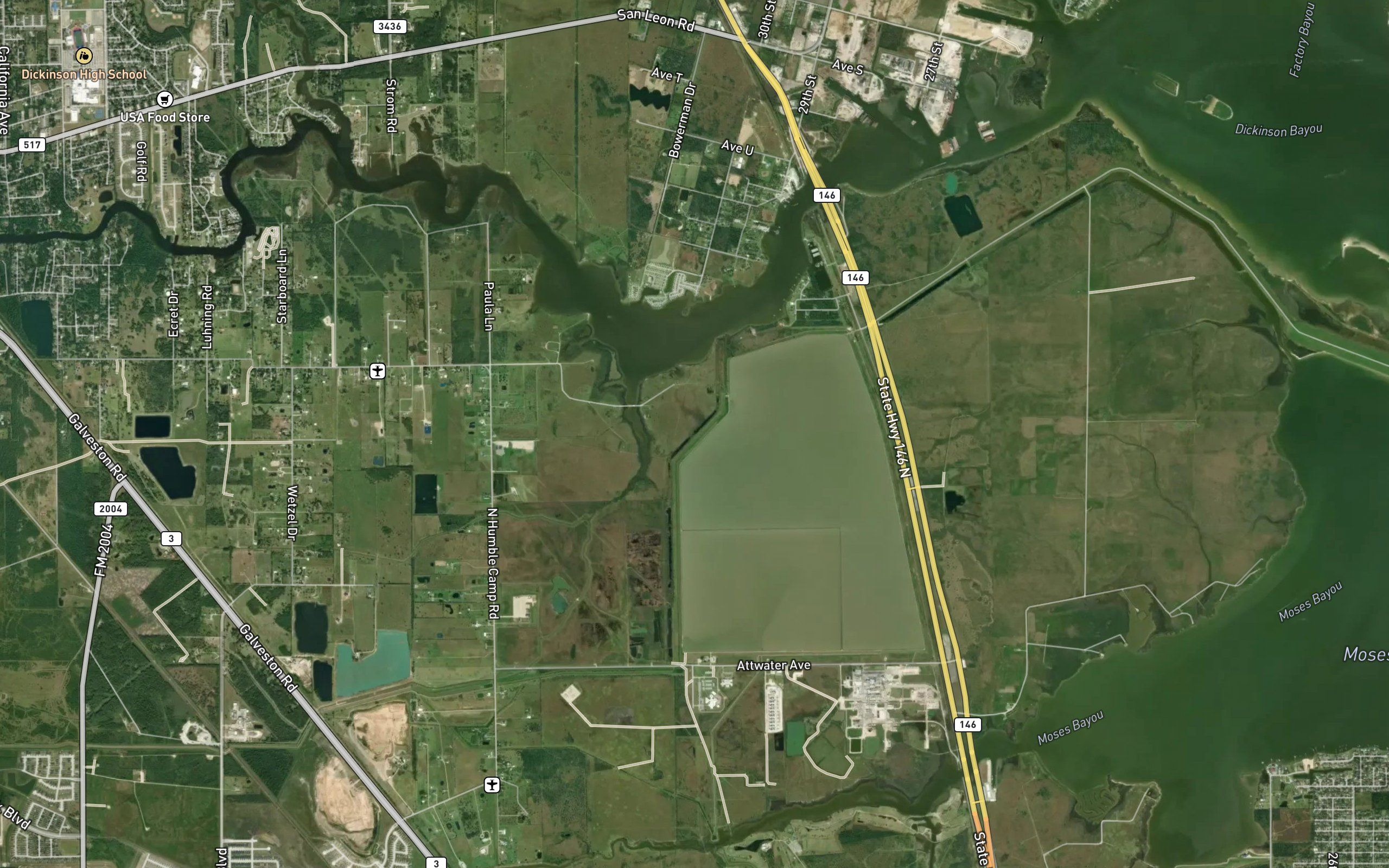 Galveston County Water Reservoir