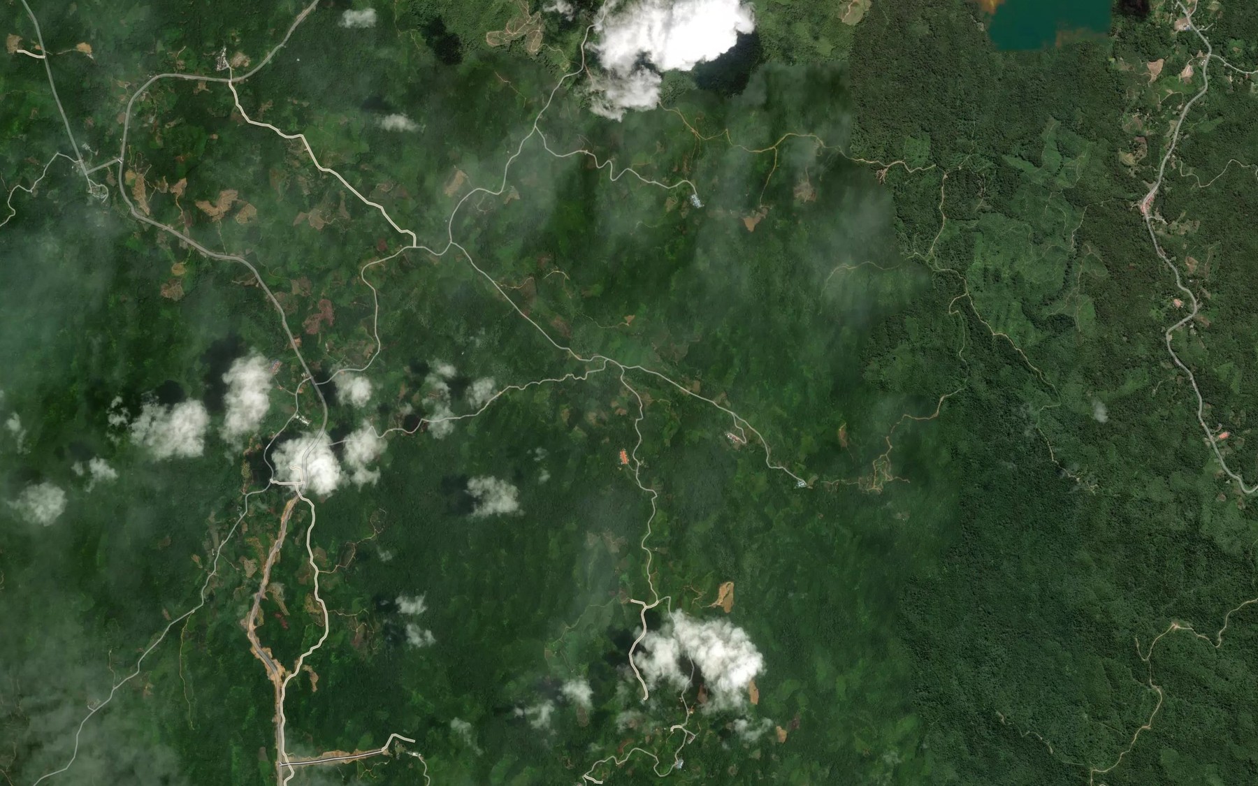 Satellite map of the Sungai Belimbiang