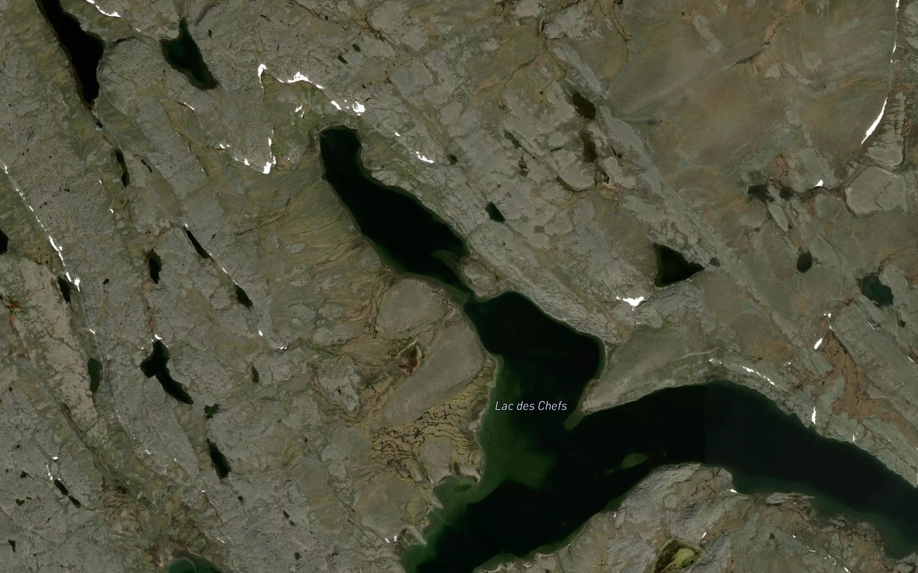 Satellite map of the Baie Navvaaraarjuq