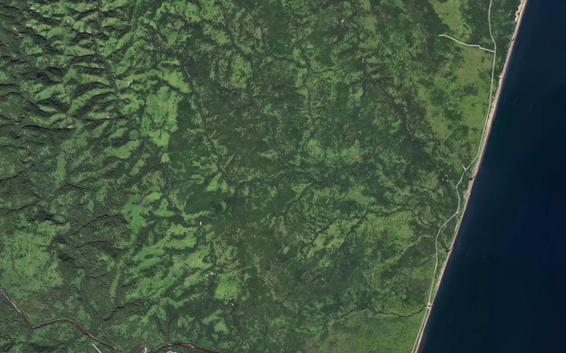 Satellite map of the Talovaya