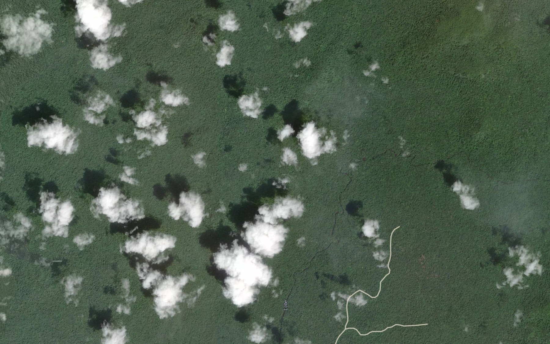 Satellite map of the Kom