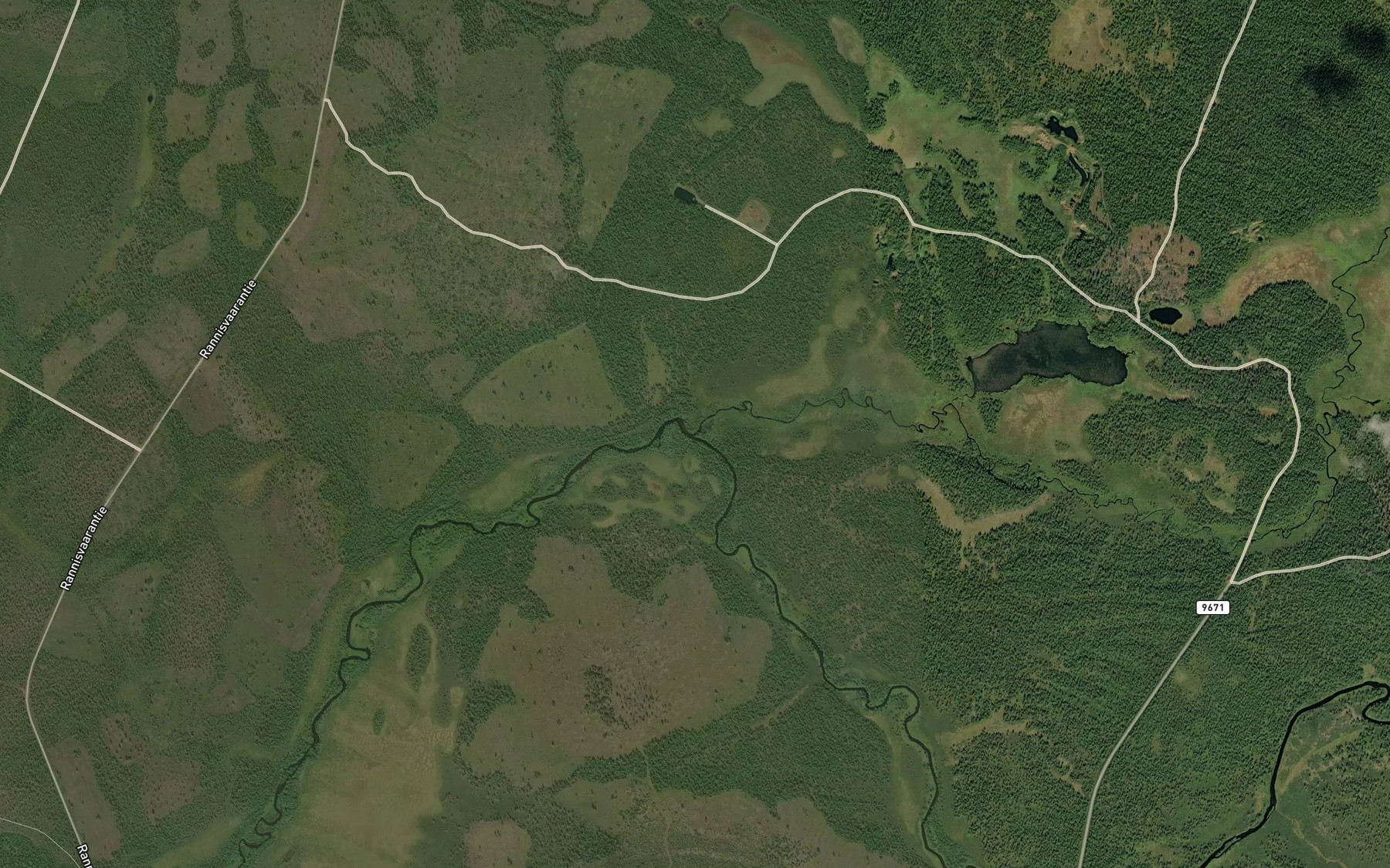 Satellite map of the Soklioja
