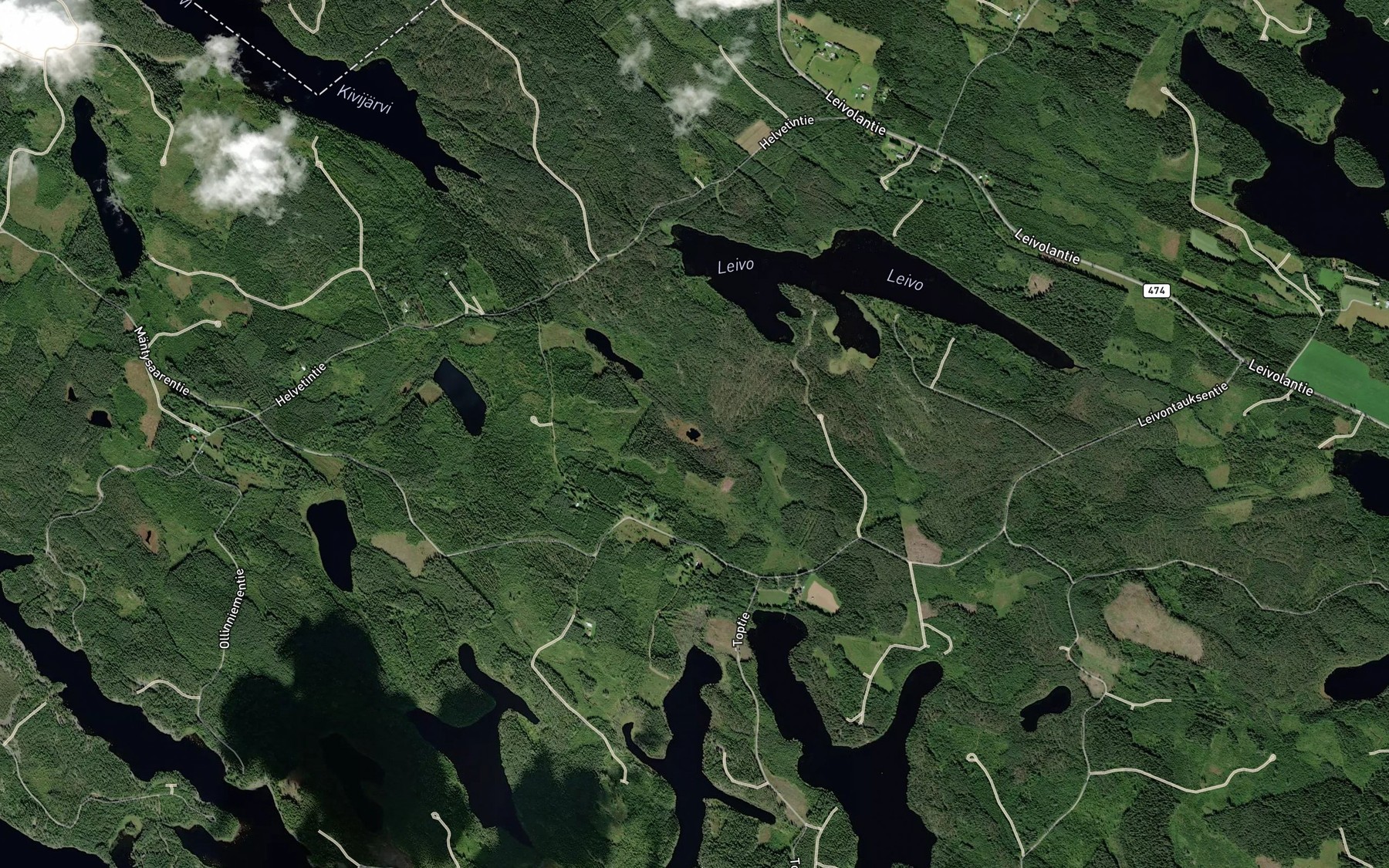 Satellite map of the Umpilampi