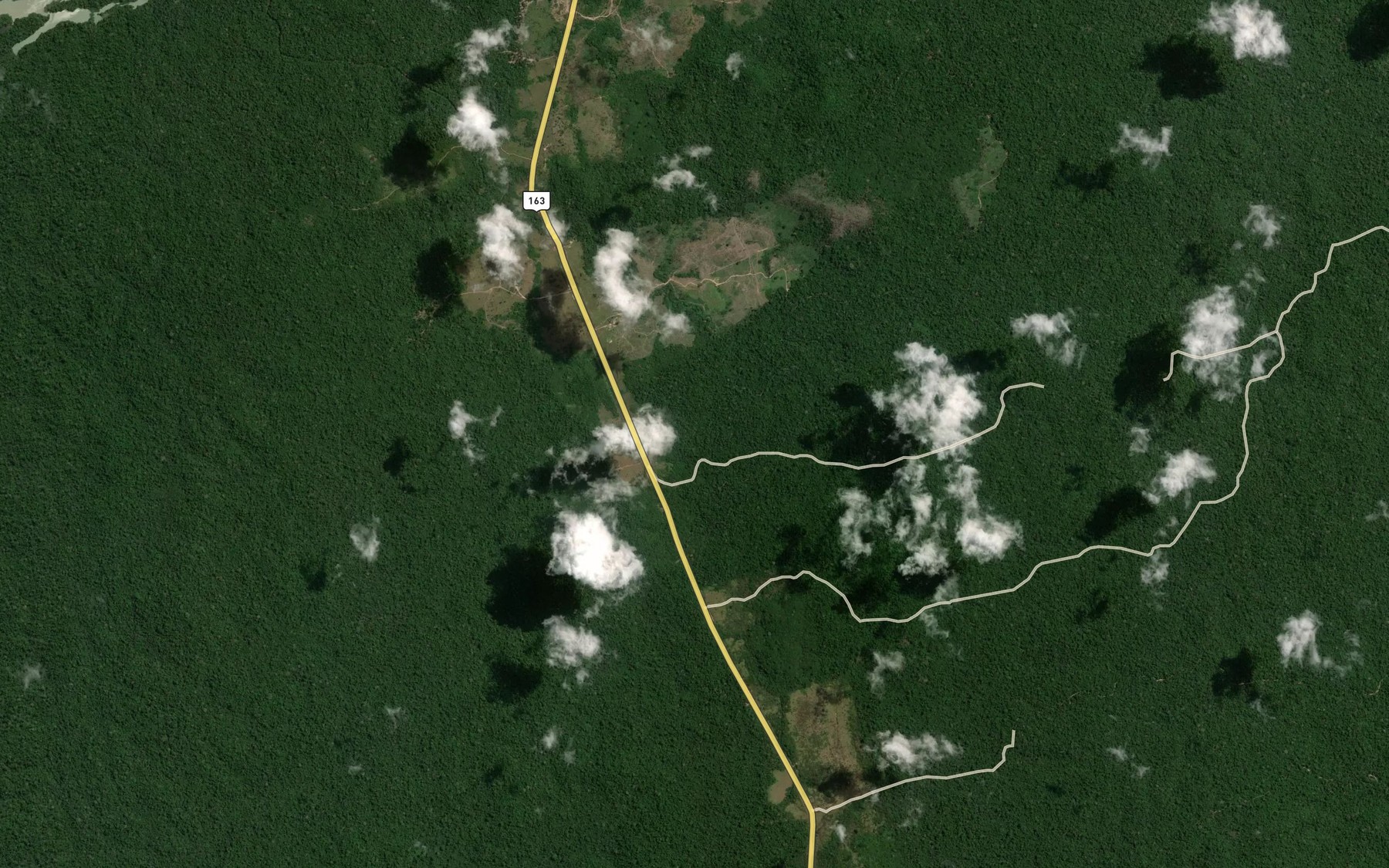 Satellite map of the Cachoeira Portao de Cima