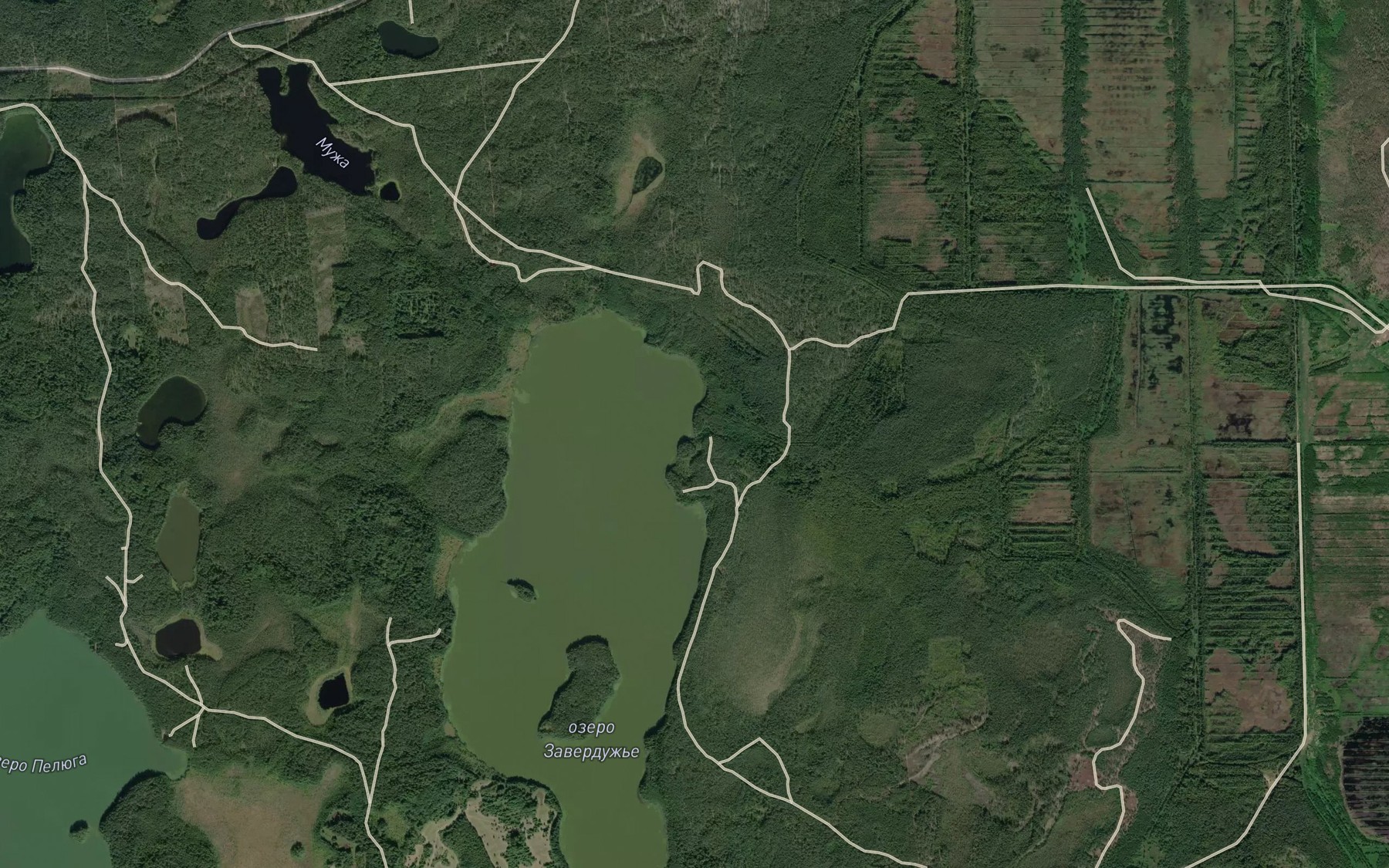Satellite map of the Berezovatik
