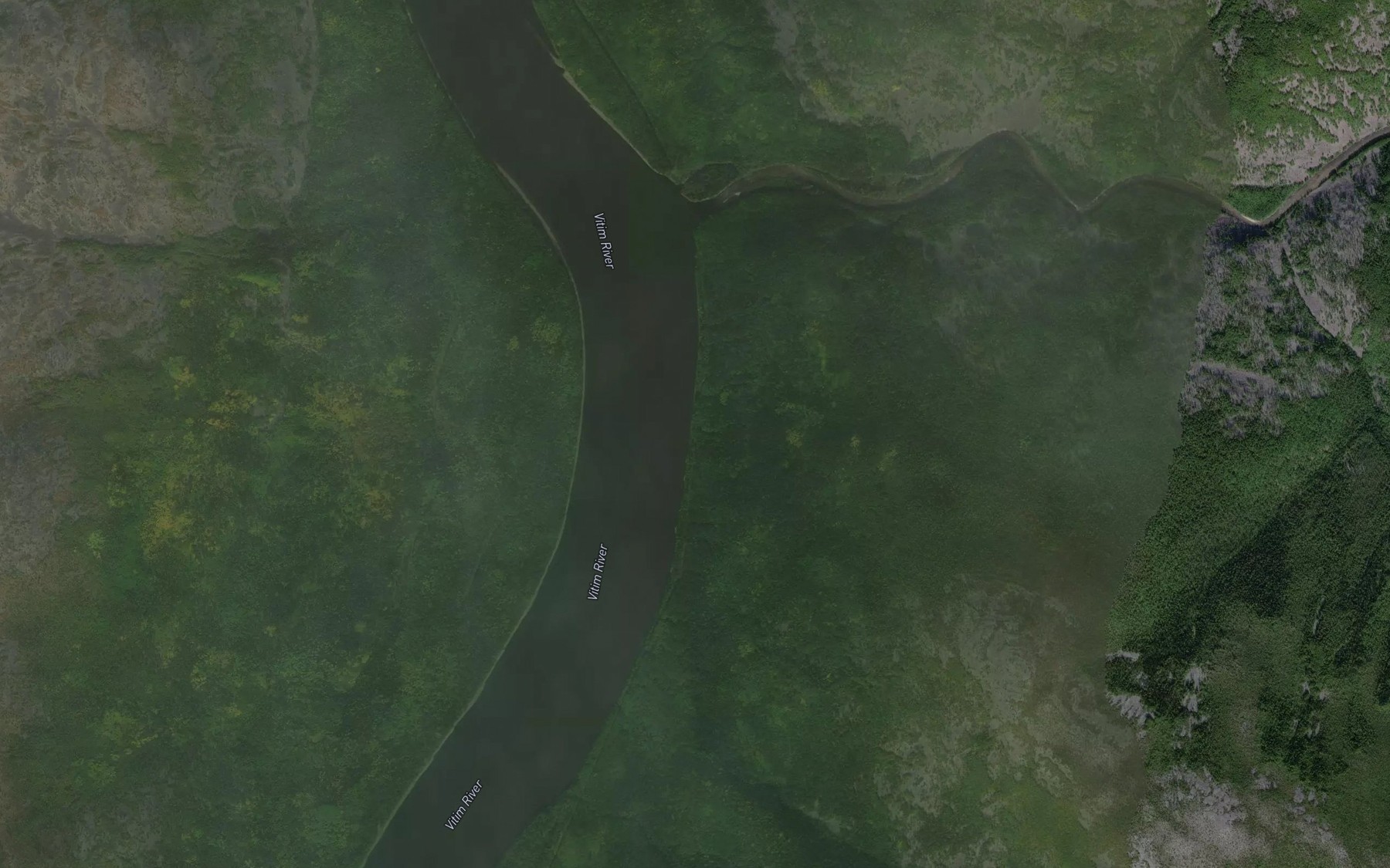 Satellite map of the Bystraya