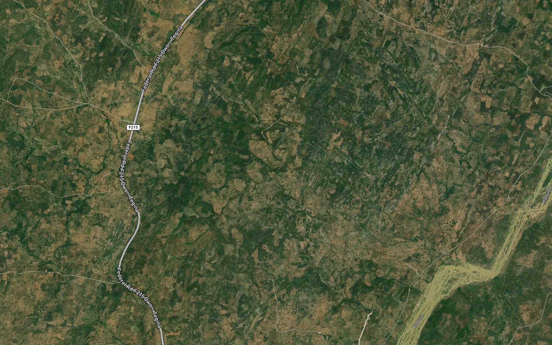 Satellite map of the River Baban Ganga