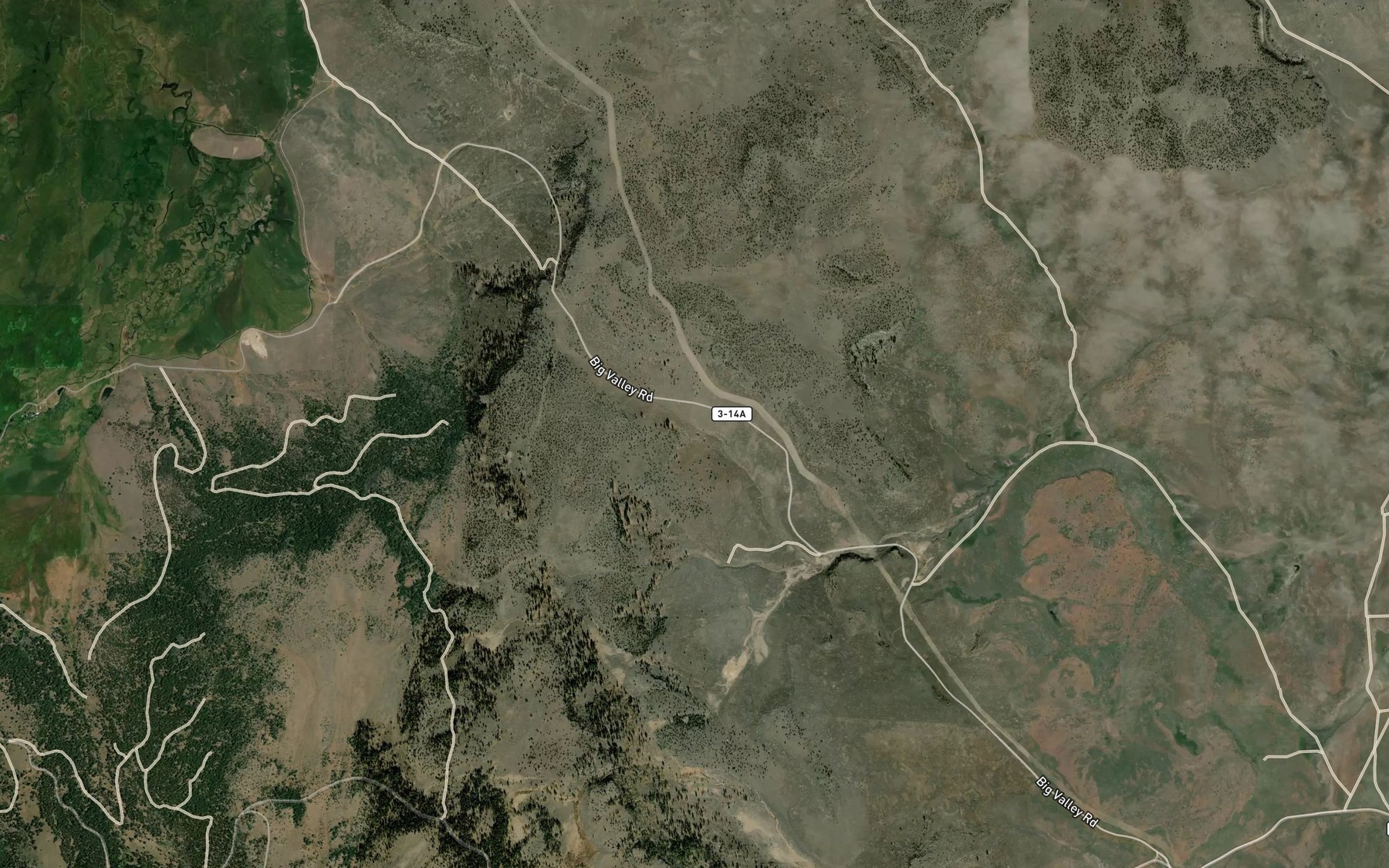 Satellite map of the Lane Waterhole Number Eleven