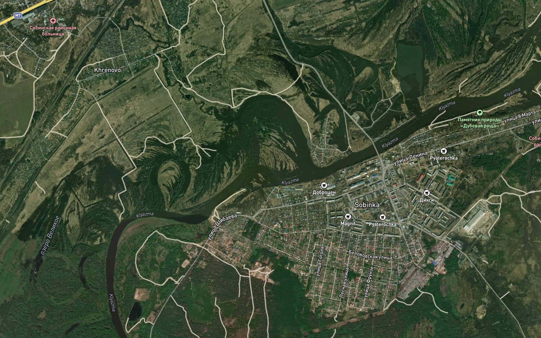 Satellite map of the Voronovka