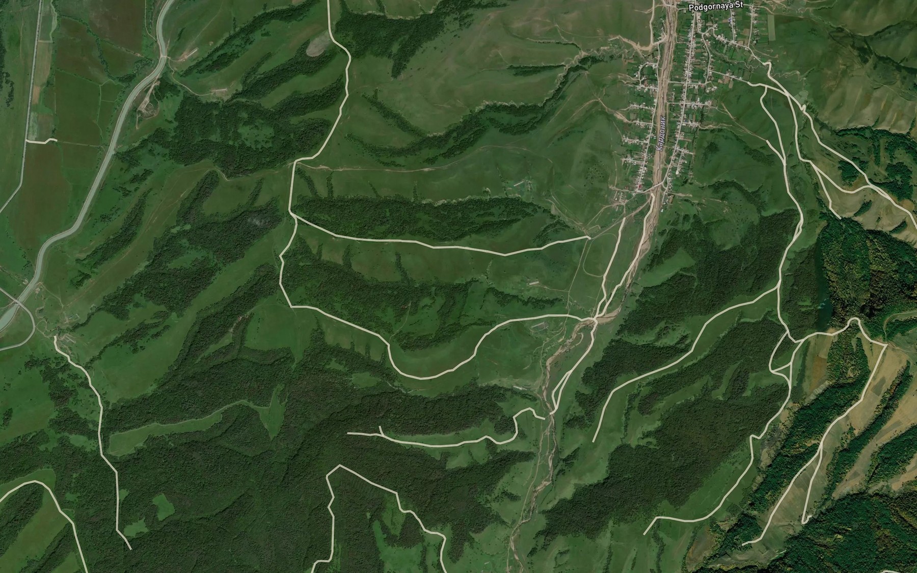 Satellite map of the Balka Krivaya