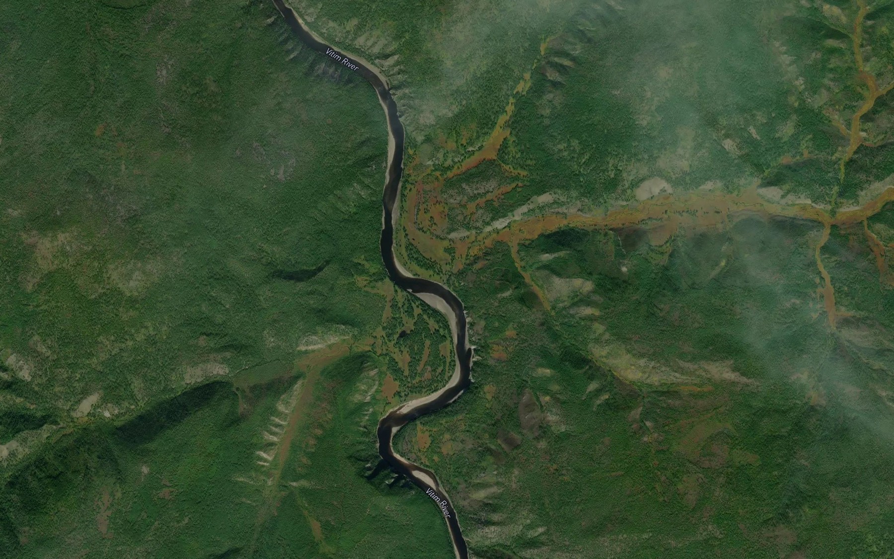 Satellite map of the Levyy Il'tytkhen