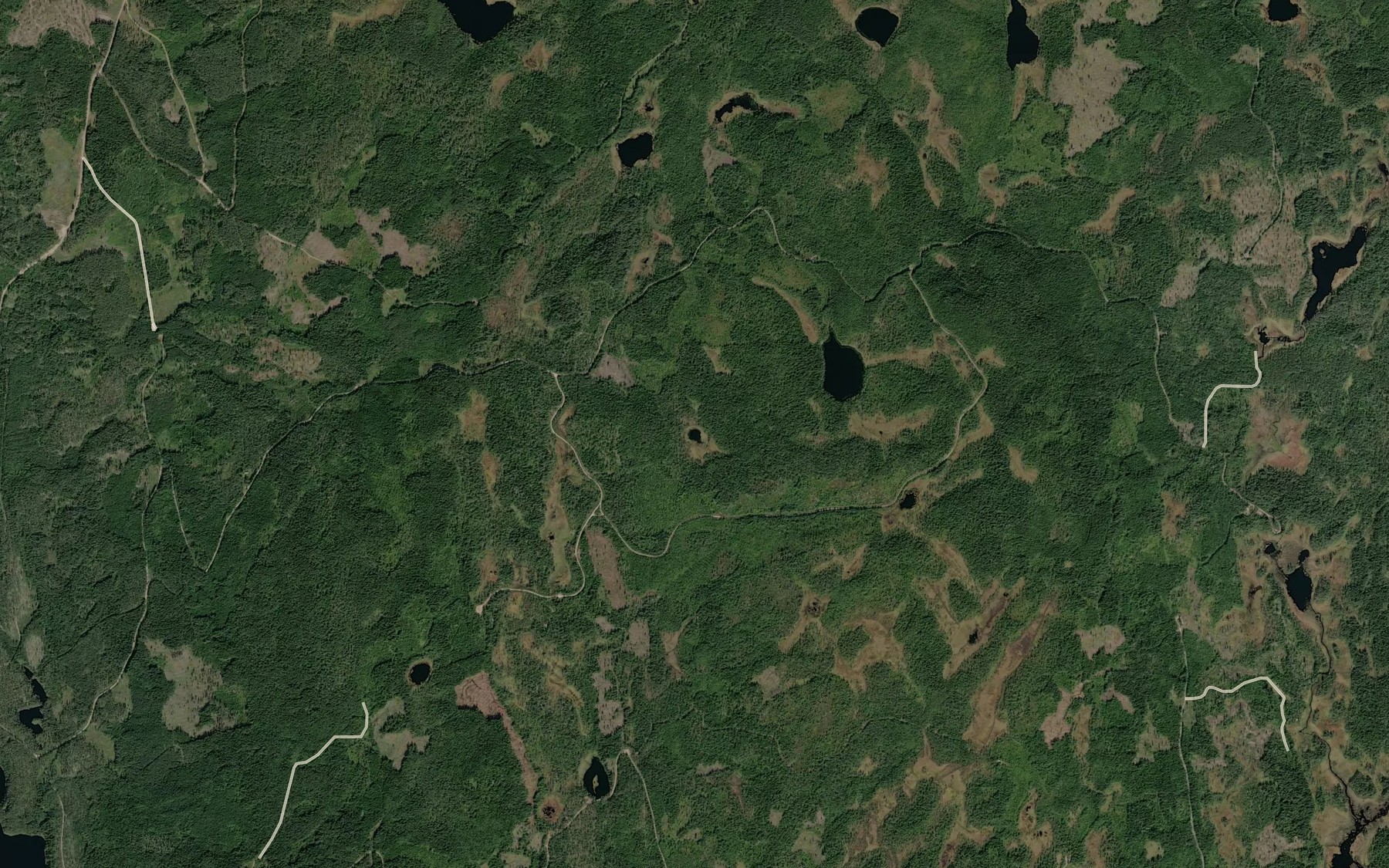Satellite map of the Ristjenn