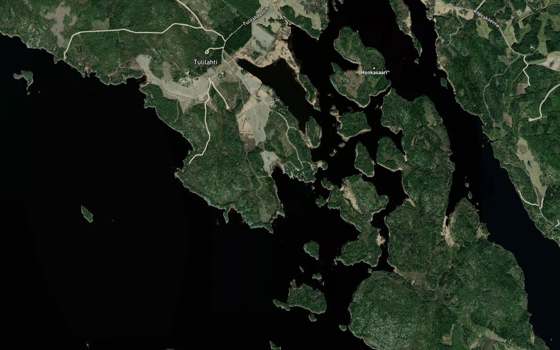 Satellite map of the Kutulahti