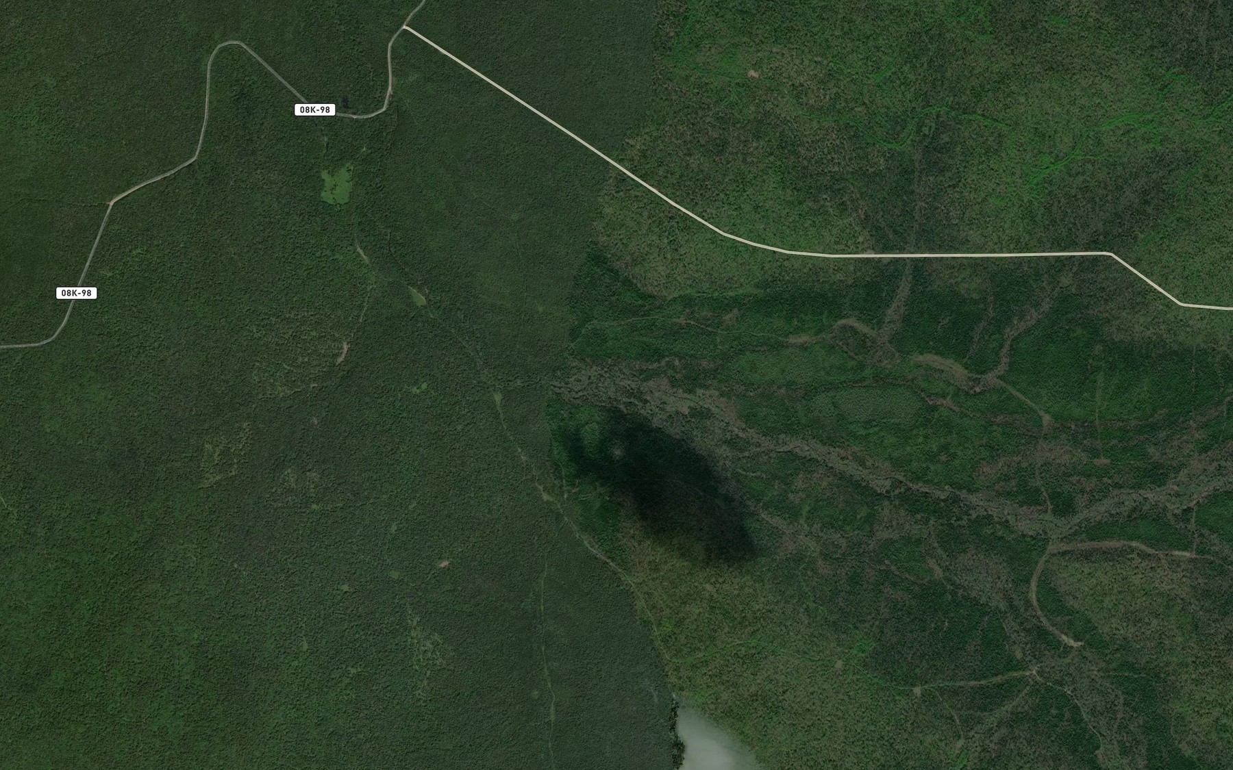 Satellite map of the Levyye Moadi