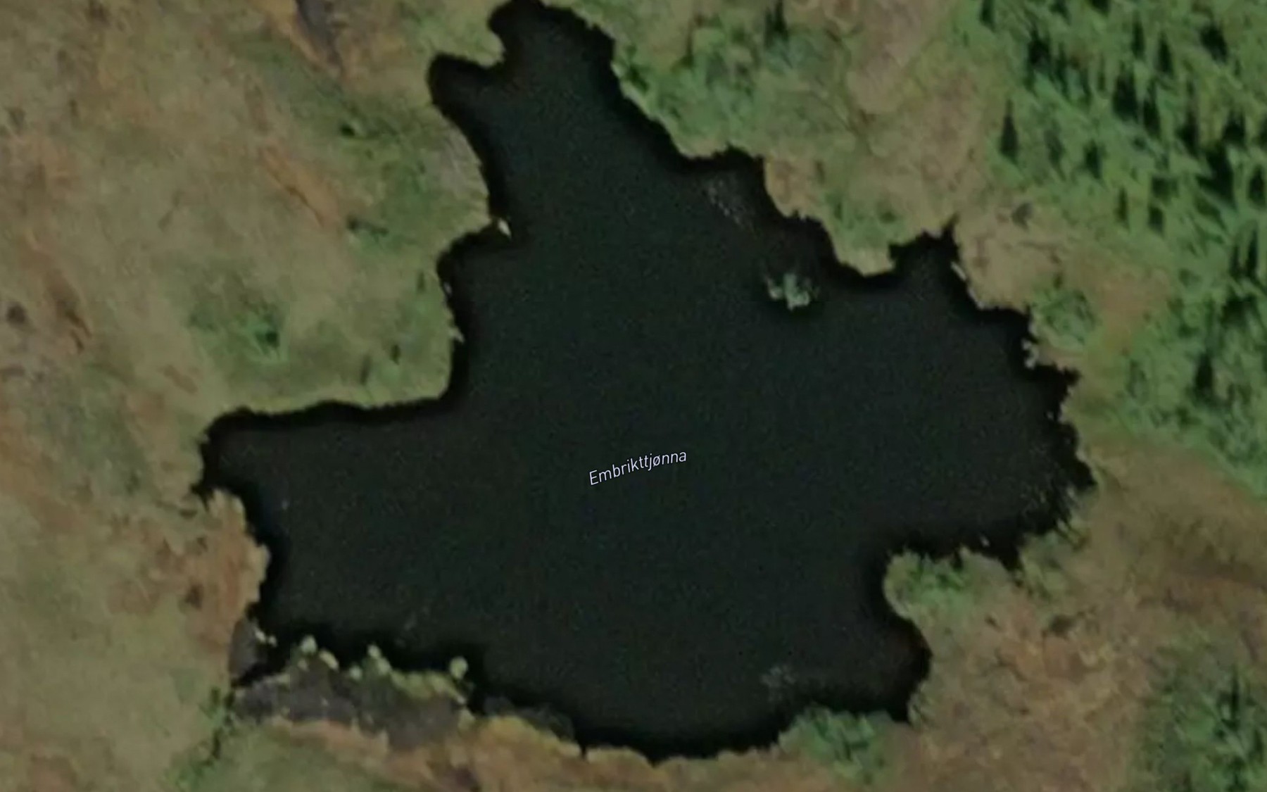 Satellite map of the Embrikttjorna