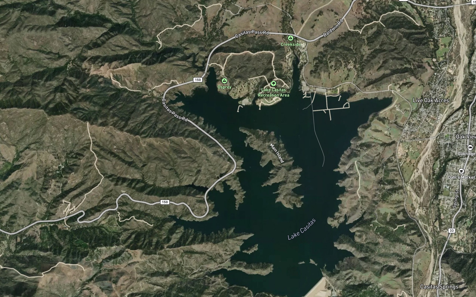 Satellite map of the Spot 8