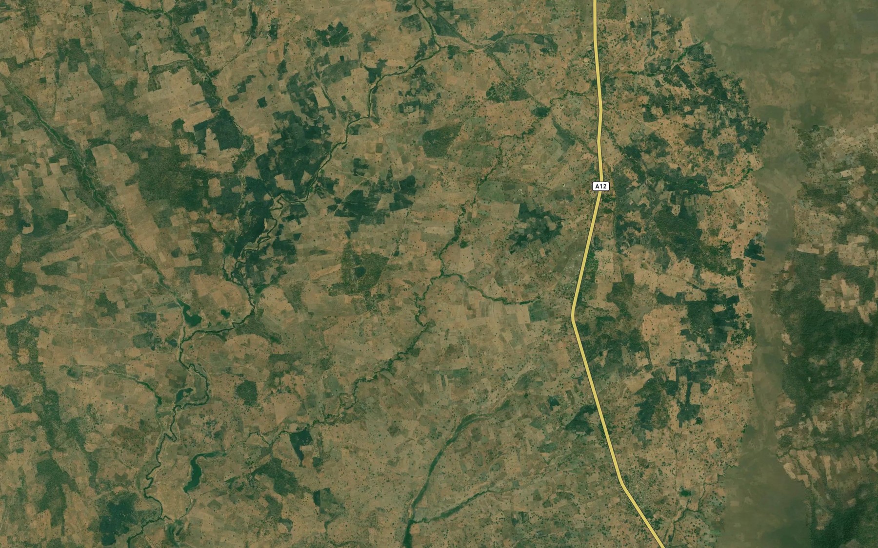 Satellite map of the RiverKankani